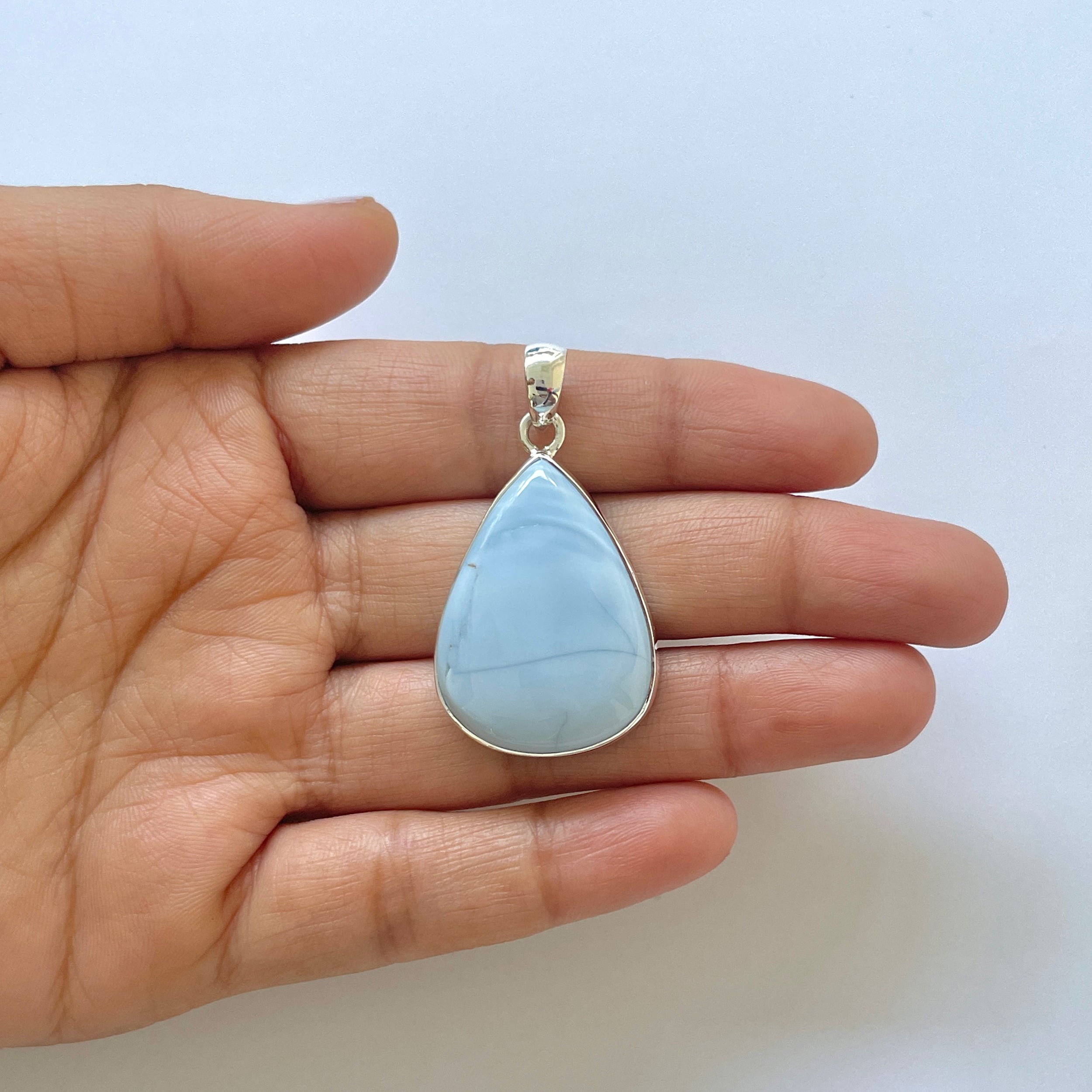 Blue Opal Pendant-(BLO-1-13)