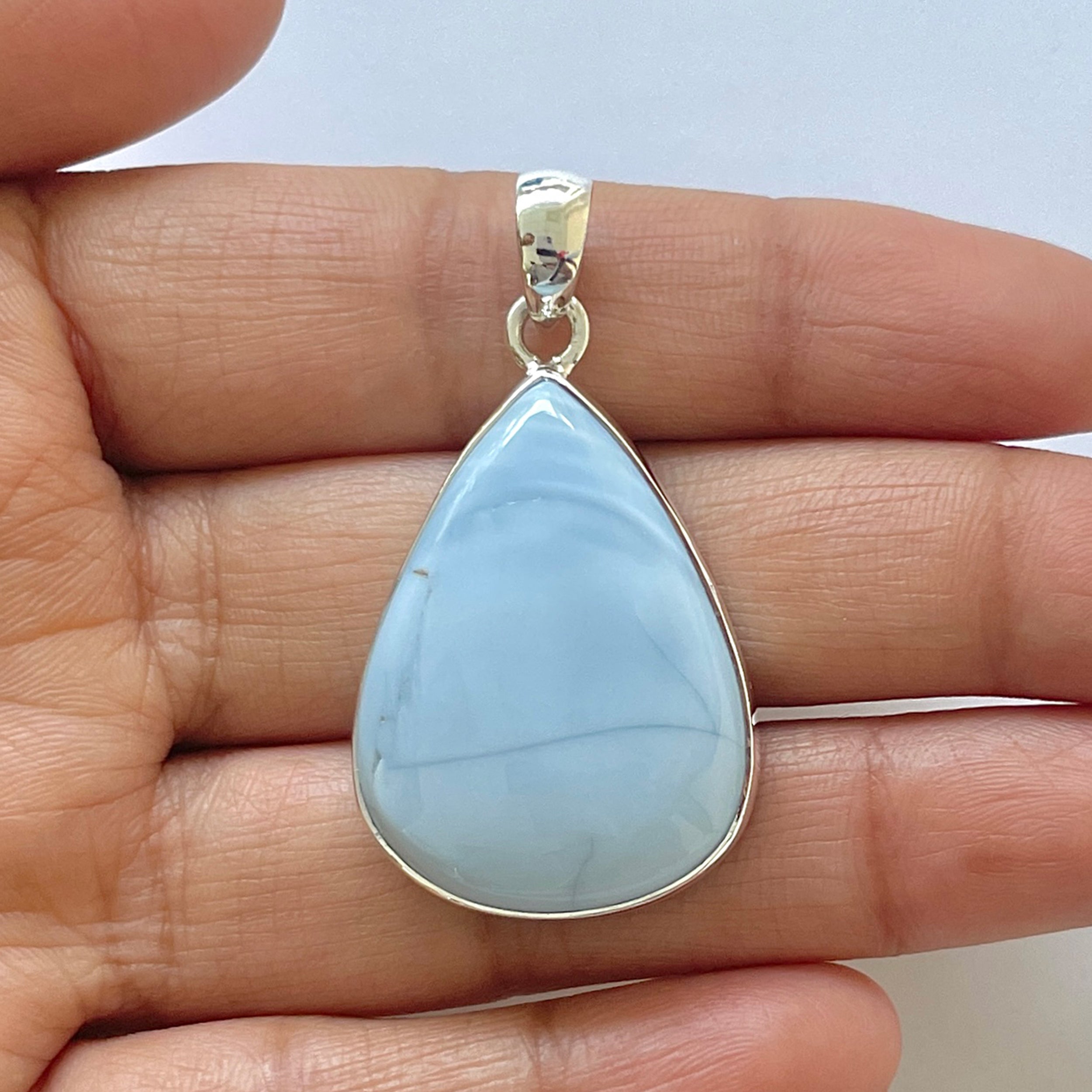 Blue Opal Pendant-(BLO-1-13)