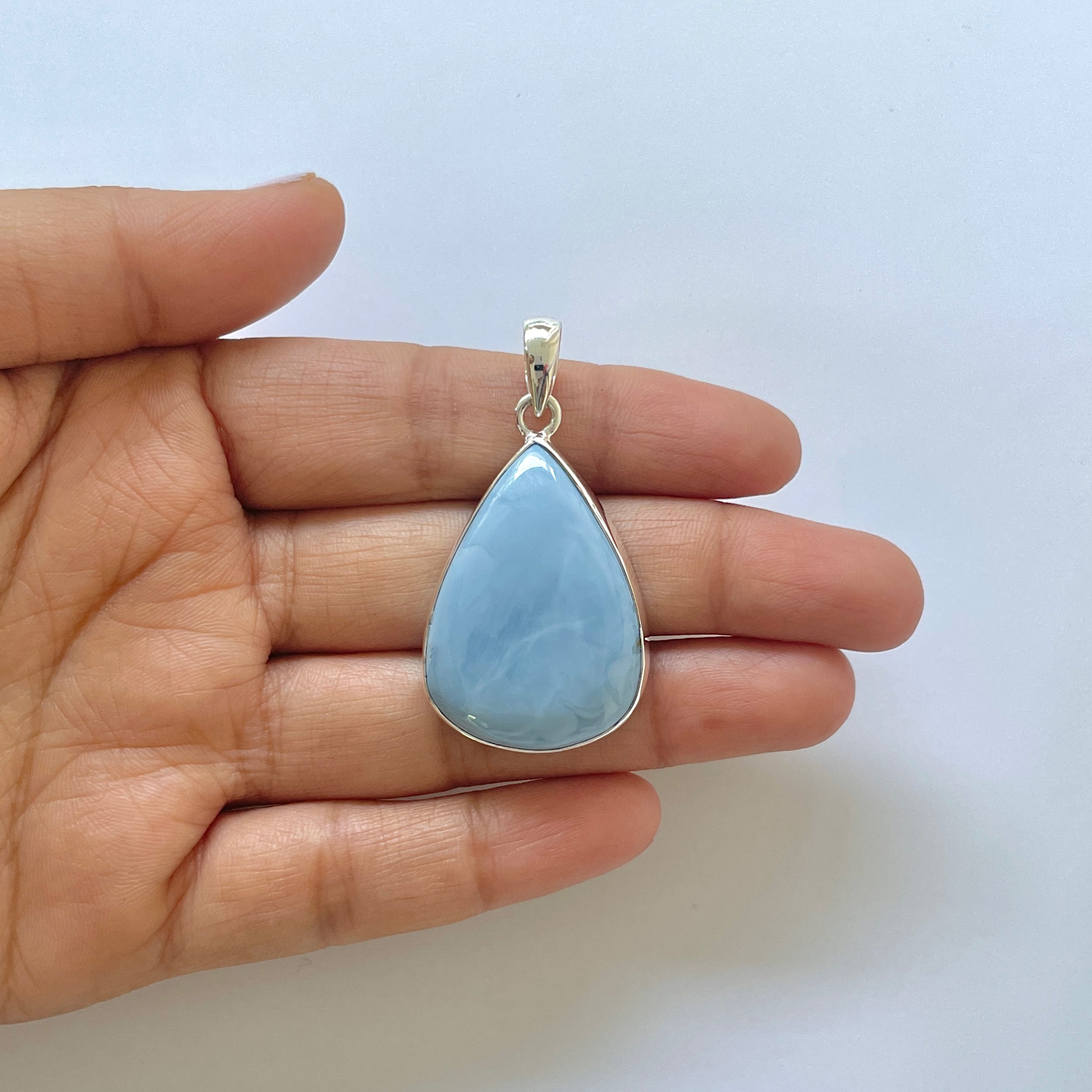 Blue Opal Pendant-(BLO-1-14)