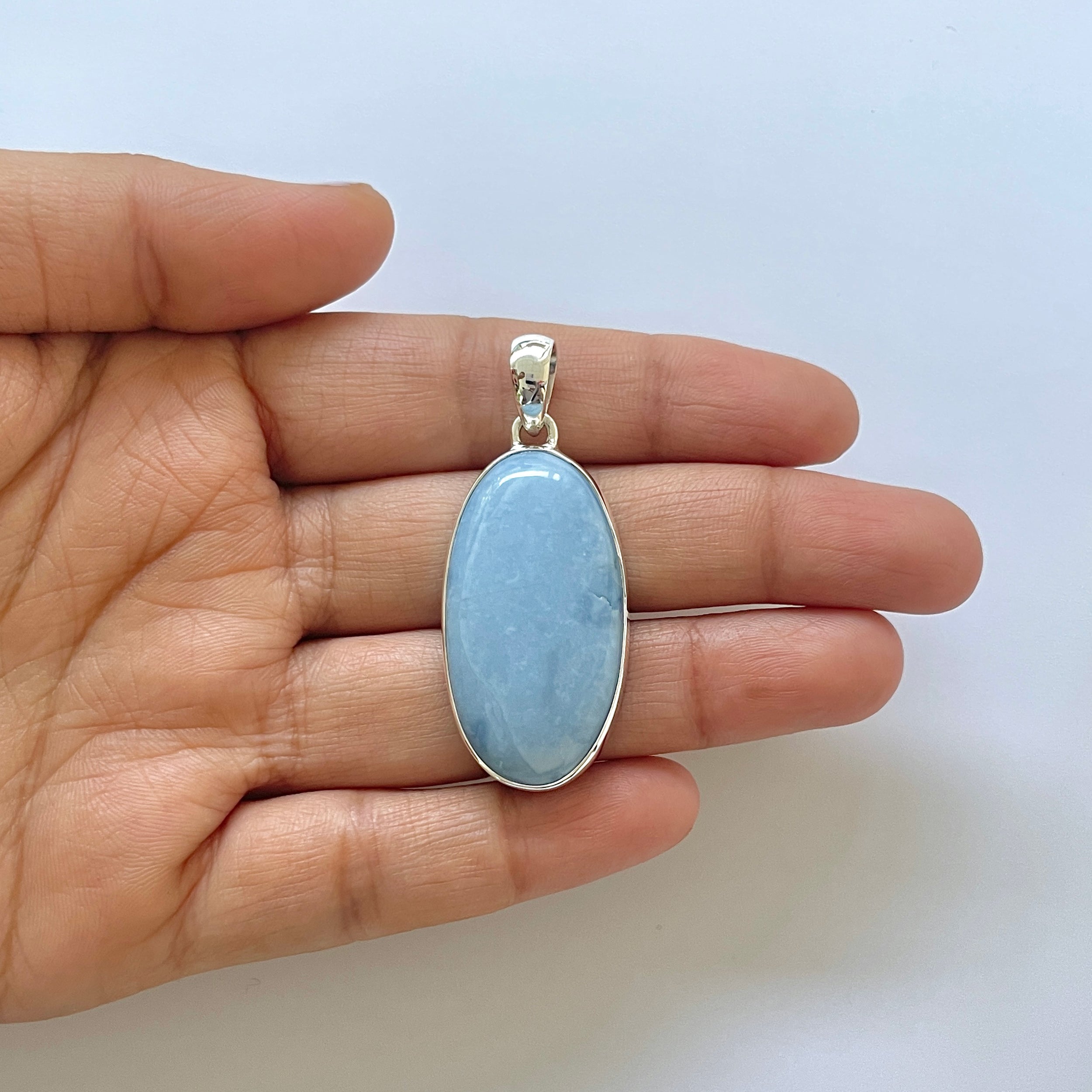 Blue Opal Pendant-(BLO-1-15)