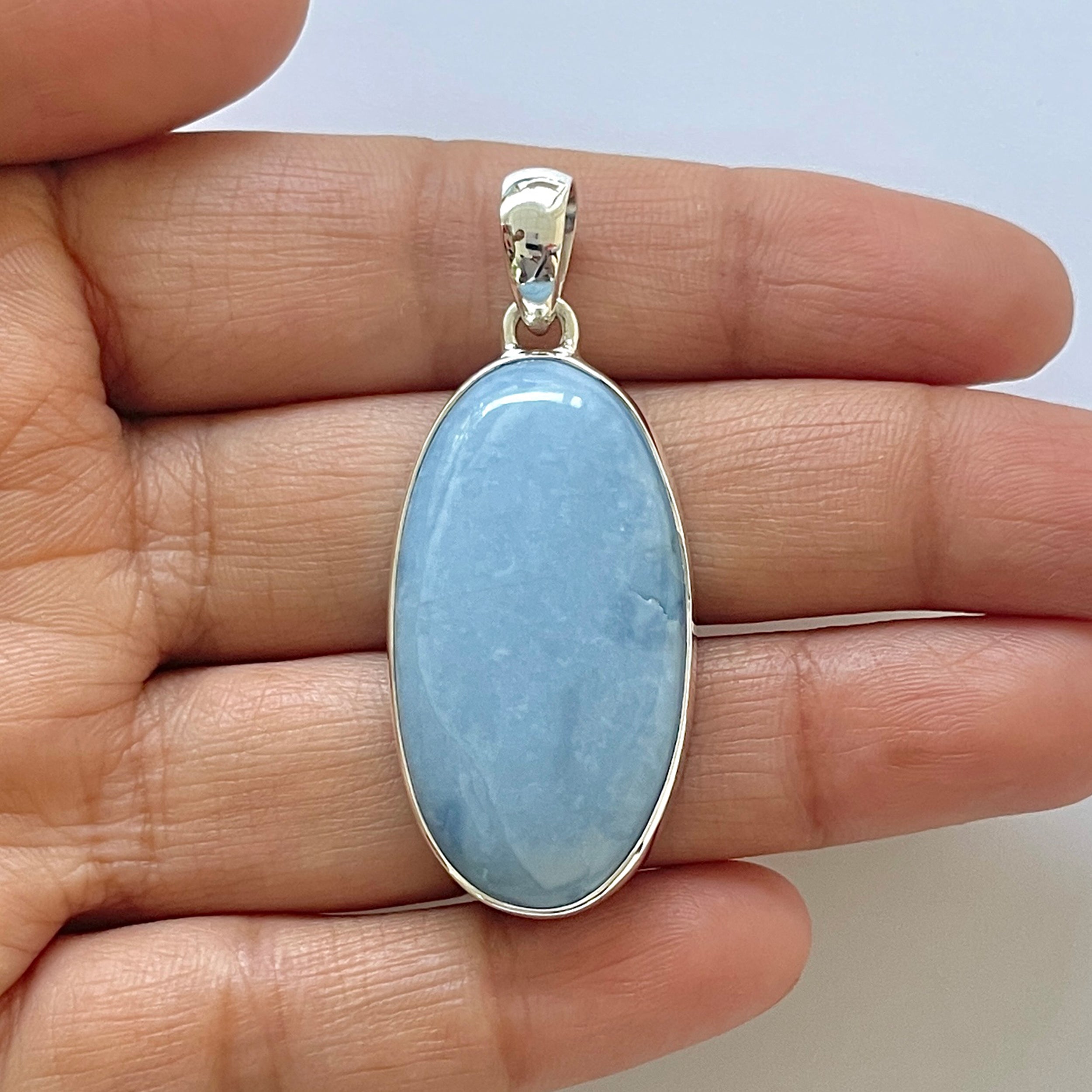 Blue Opal Pendant-(BLO-1-15)