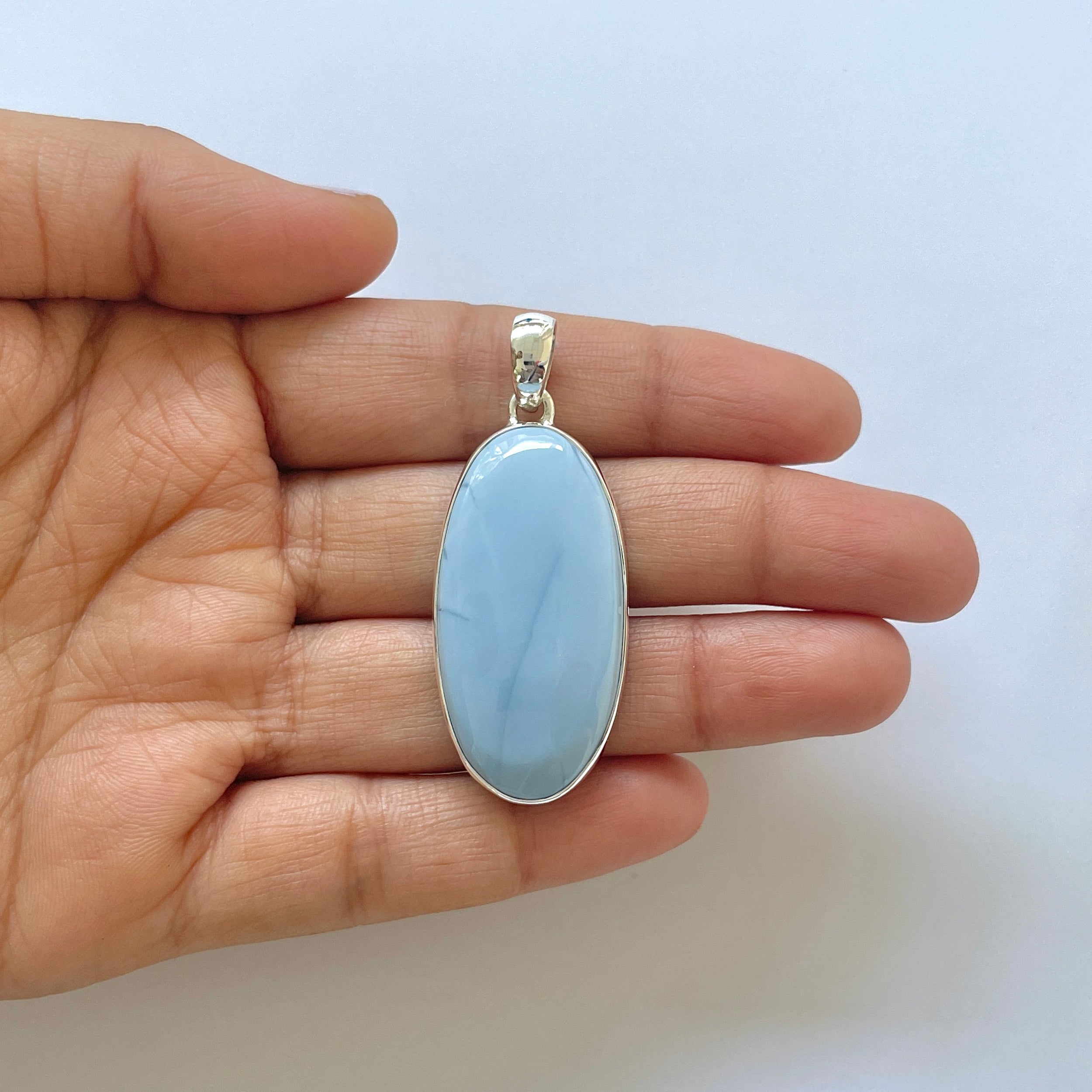Blue Opal Pendant-(BLO-1-17)