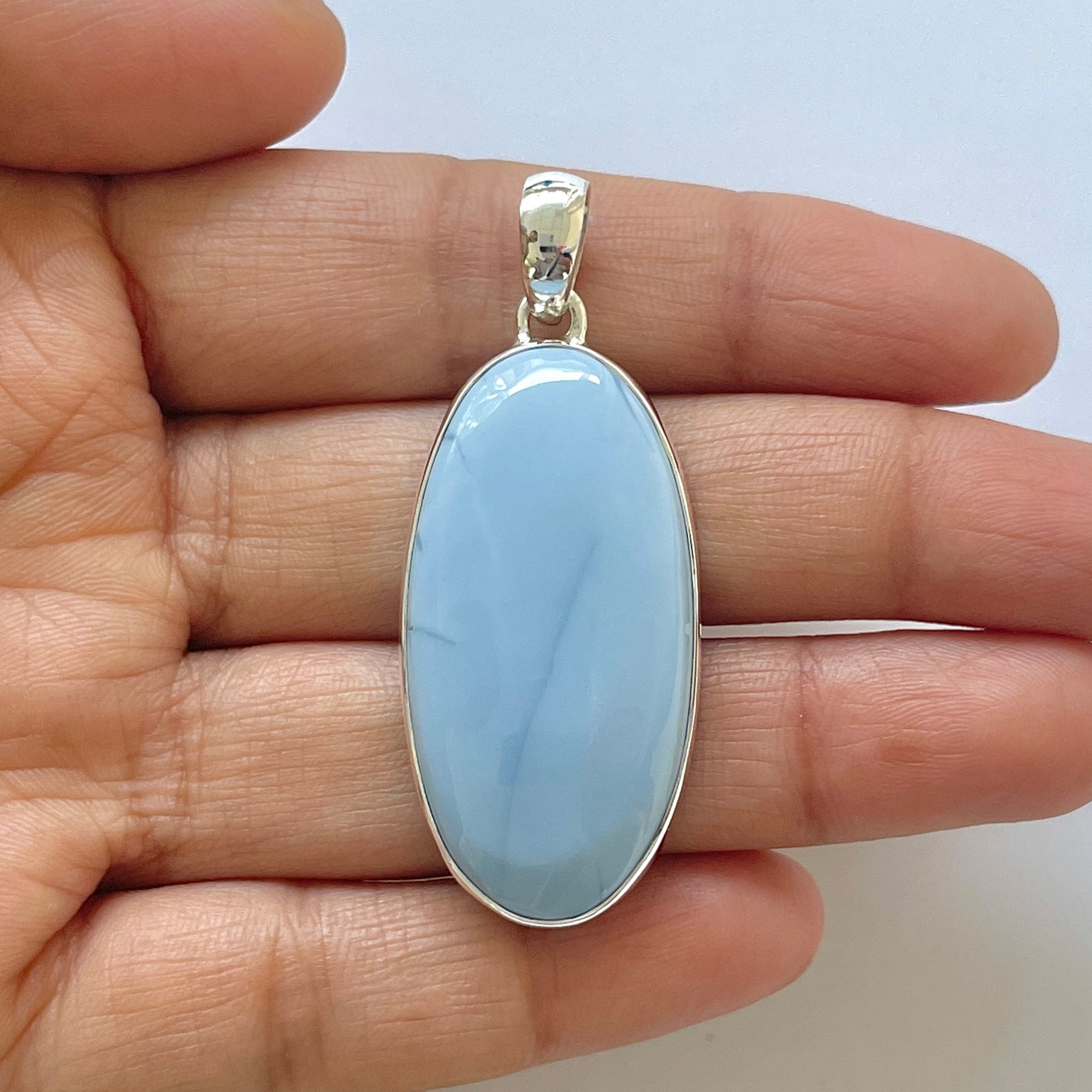 Blue Opal Pendant-(BLO-1-17)