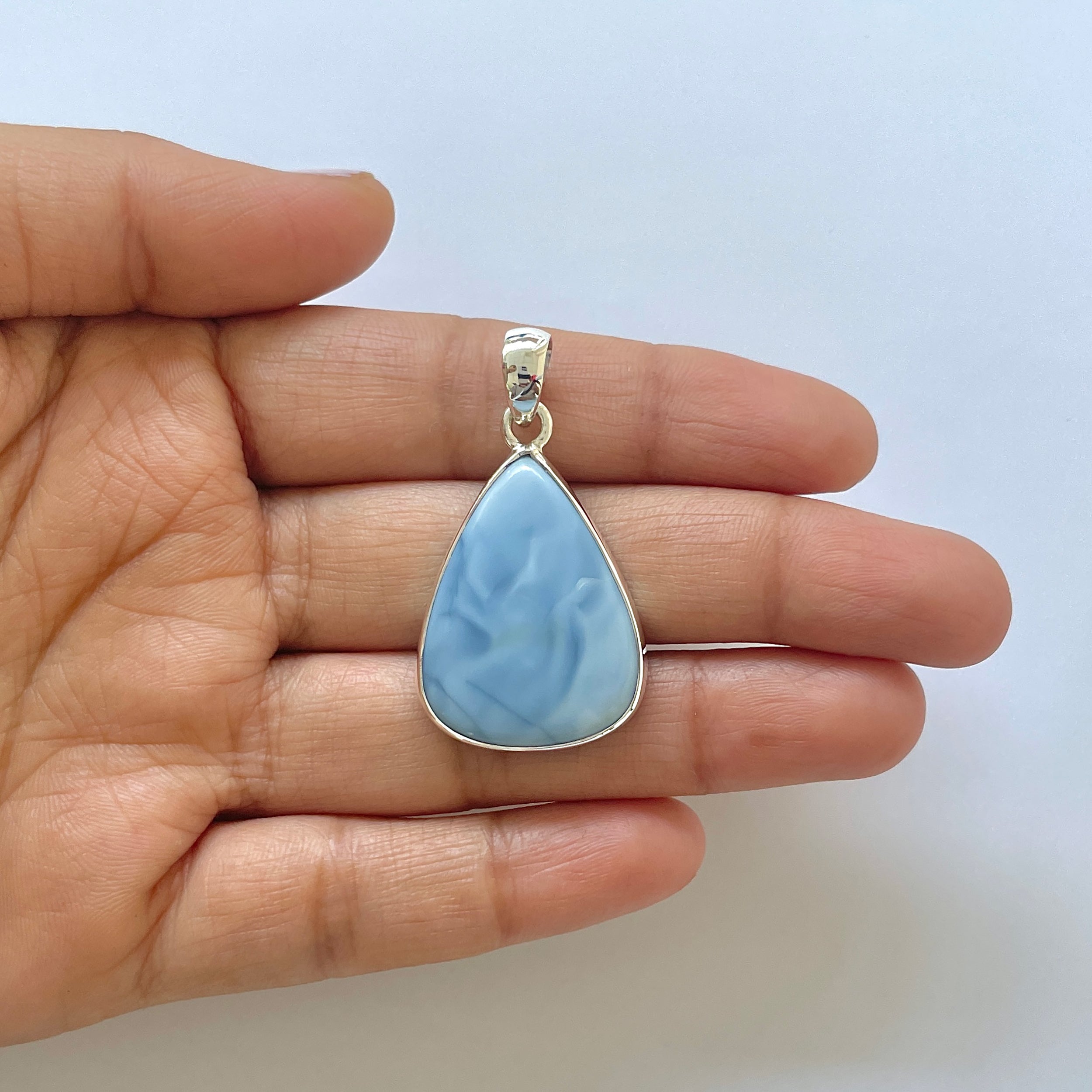 Blue Opal Pendant-(BLO-1-18)