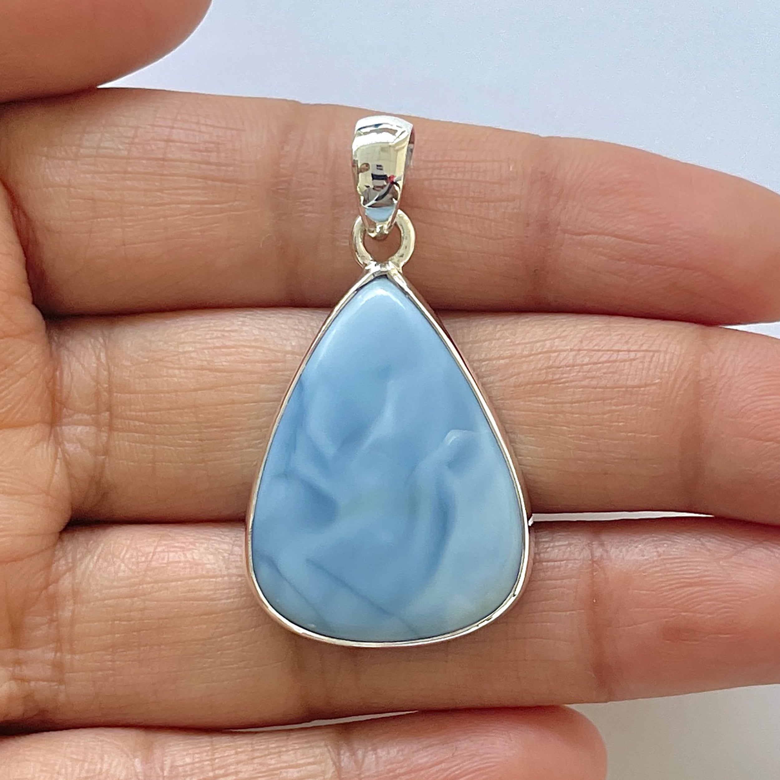 Blue Opal Pendant-(BLO-1-18)