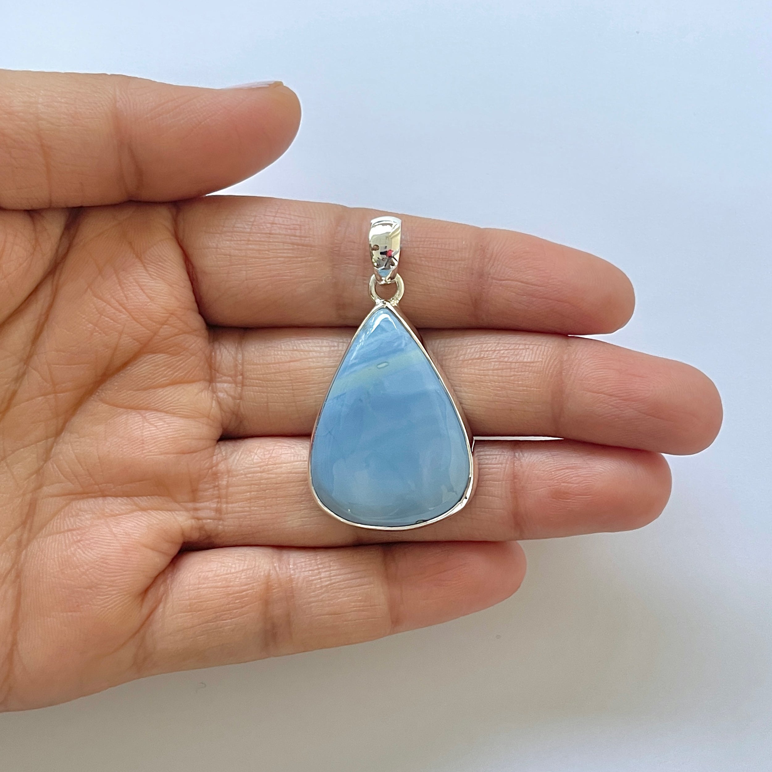 Blue Opal Pendant-(BLO-1-19)