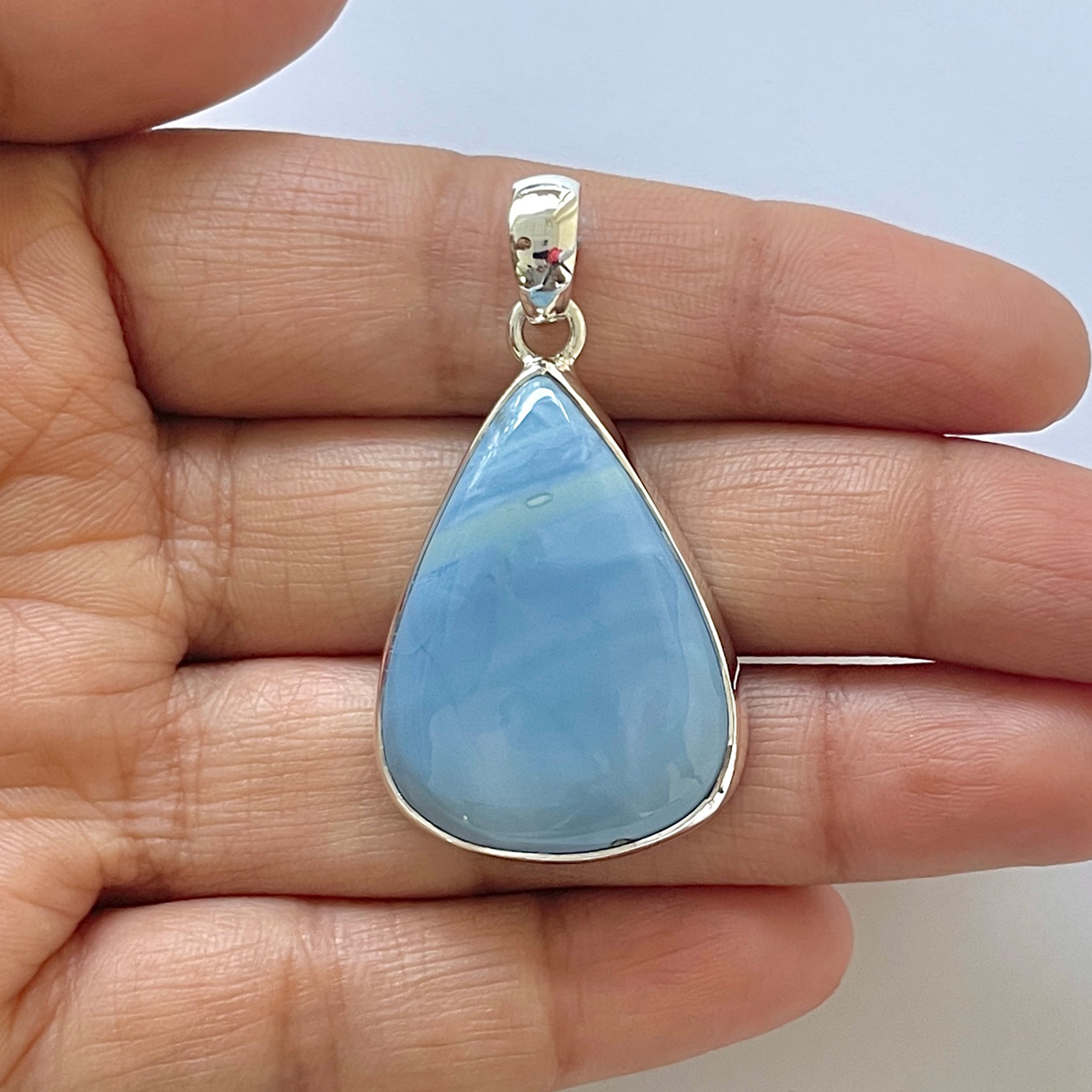 Blue Opal Pendant-(BLO-1-19)