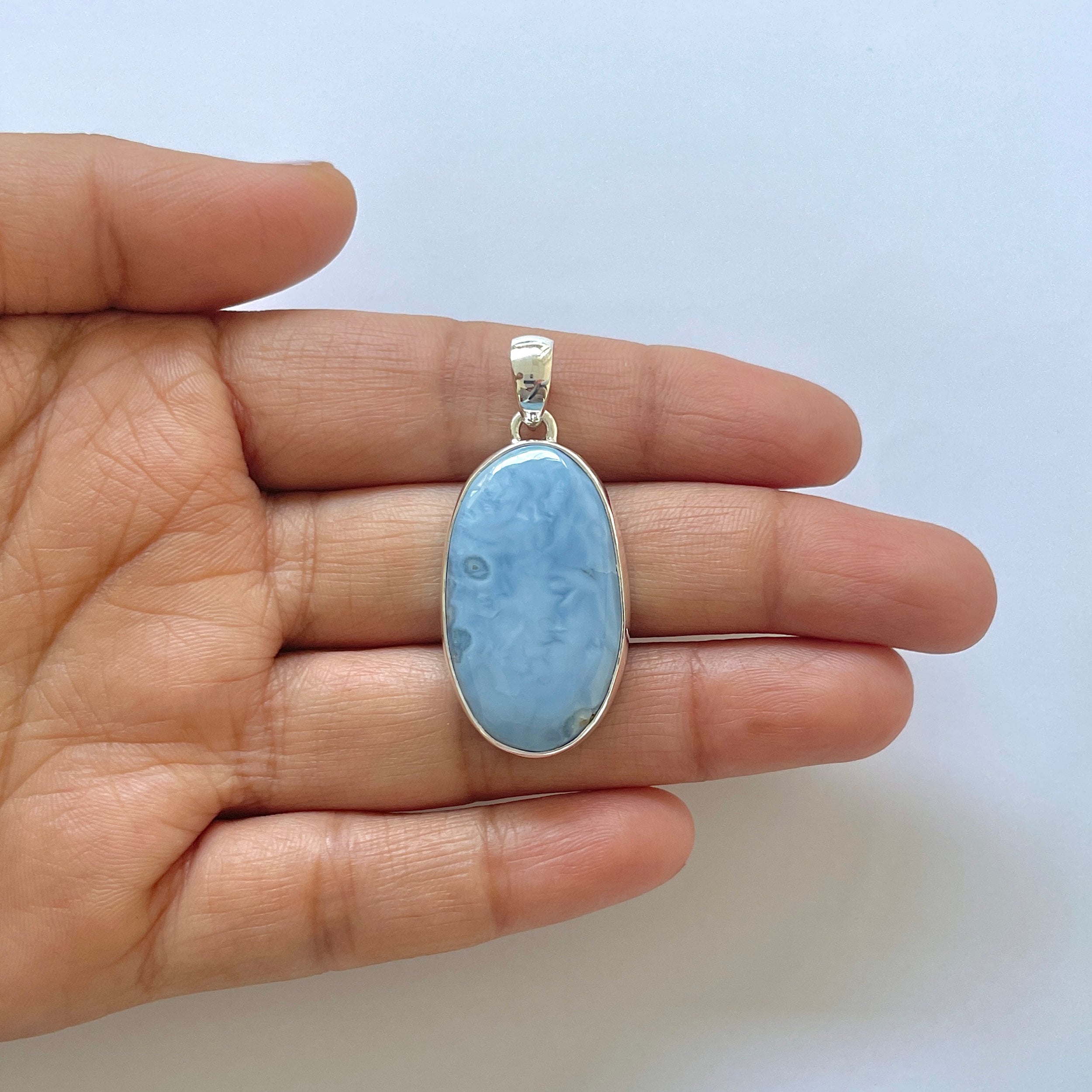 Blue Opal Pendant-(BLO-1-24)