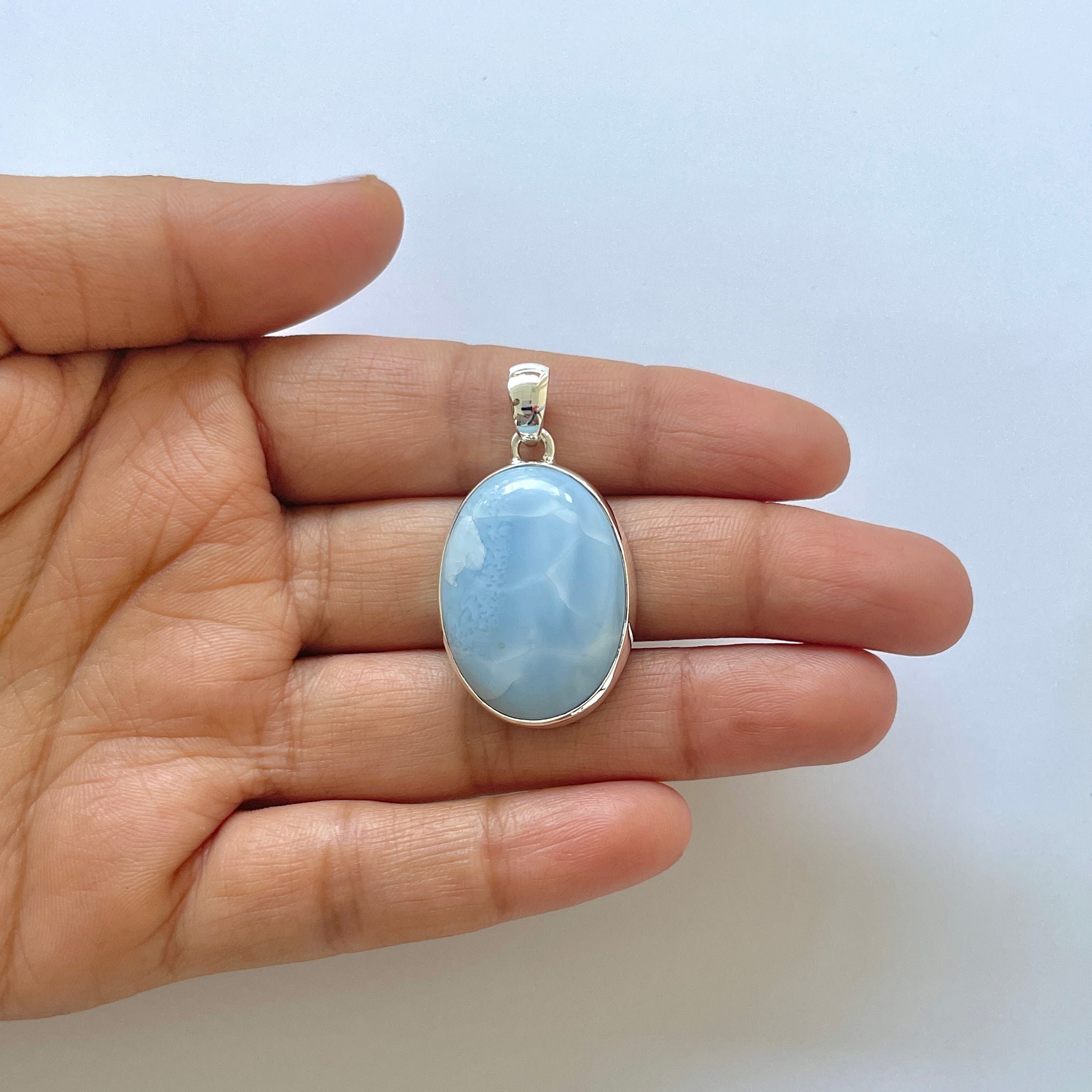 Blue Opal Pendant-(BLO-1-25)