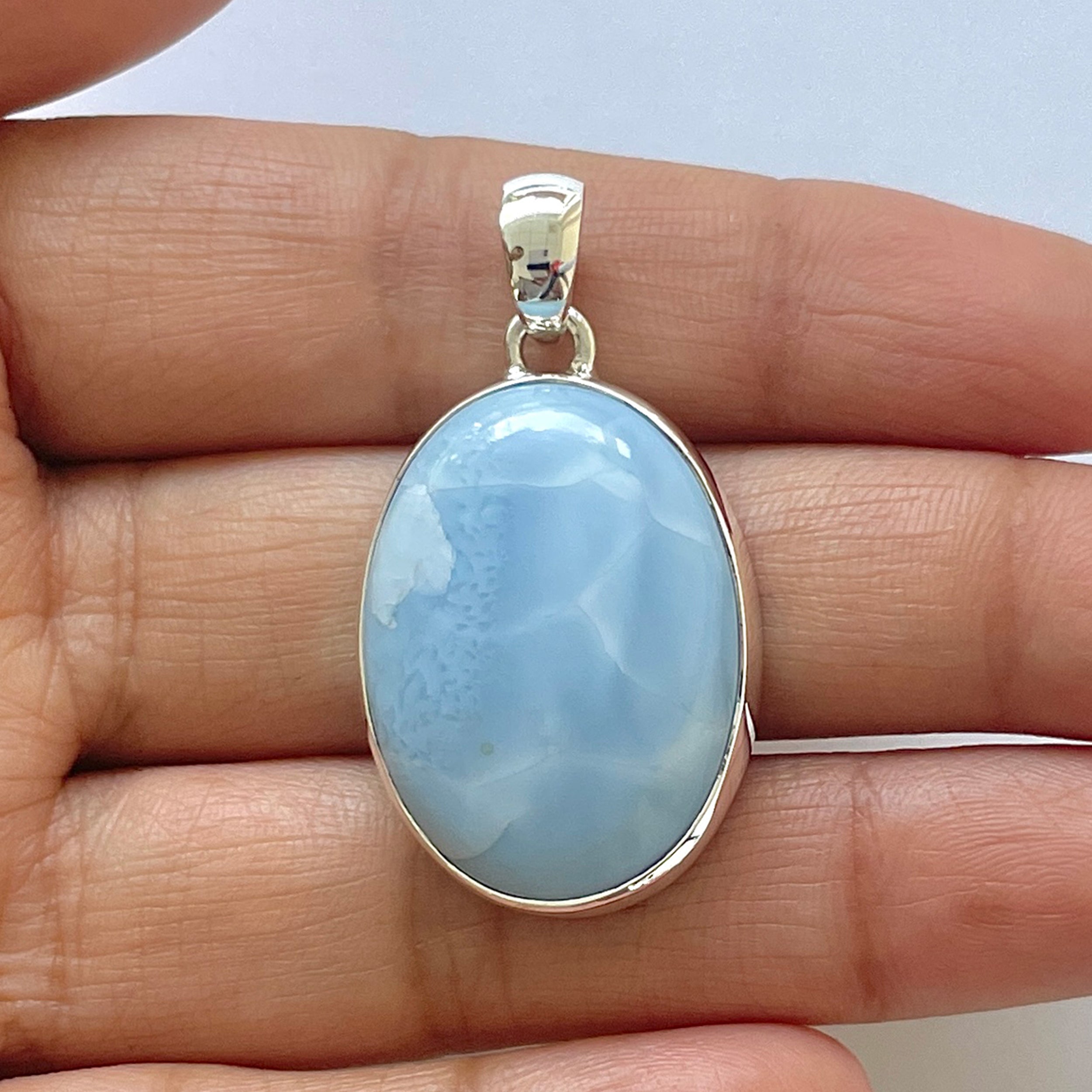 Blue Opal Pendant-(BLO-1-25)
