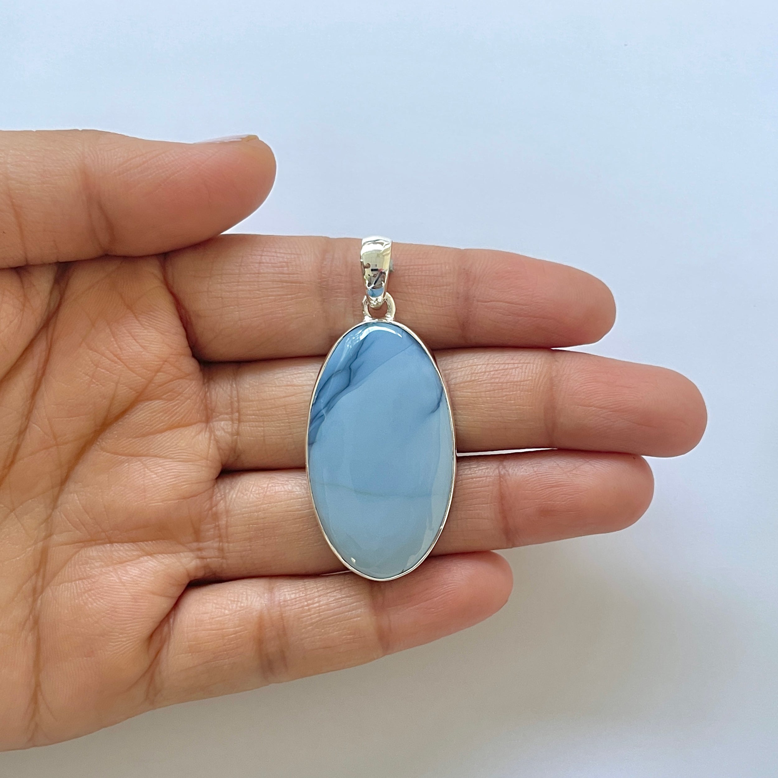 Blue Opal Pendant-(BLO-1-35)