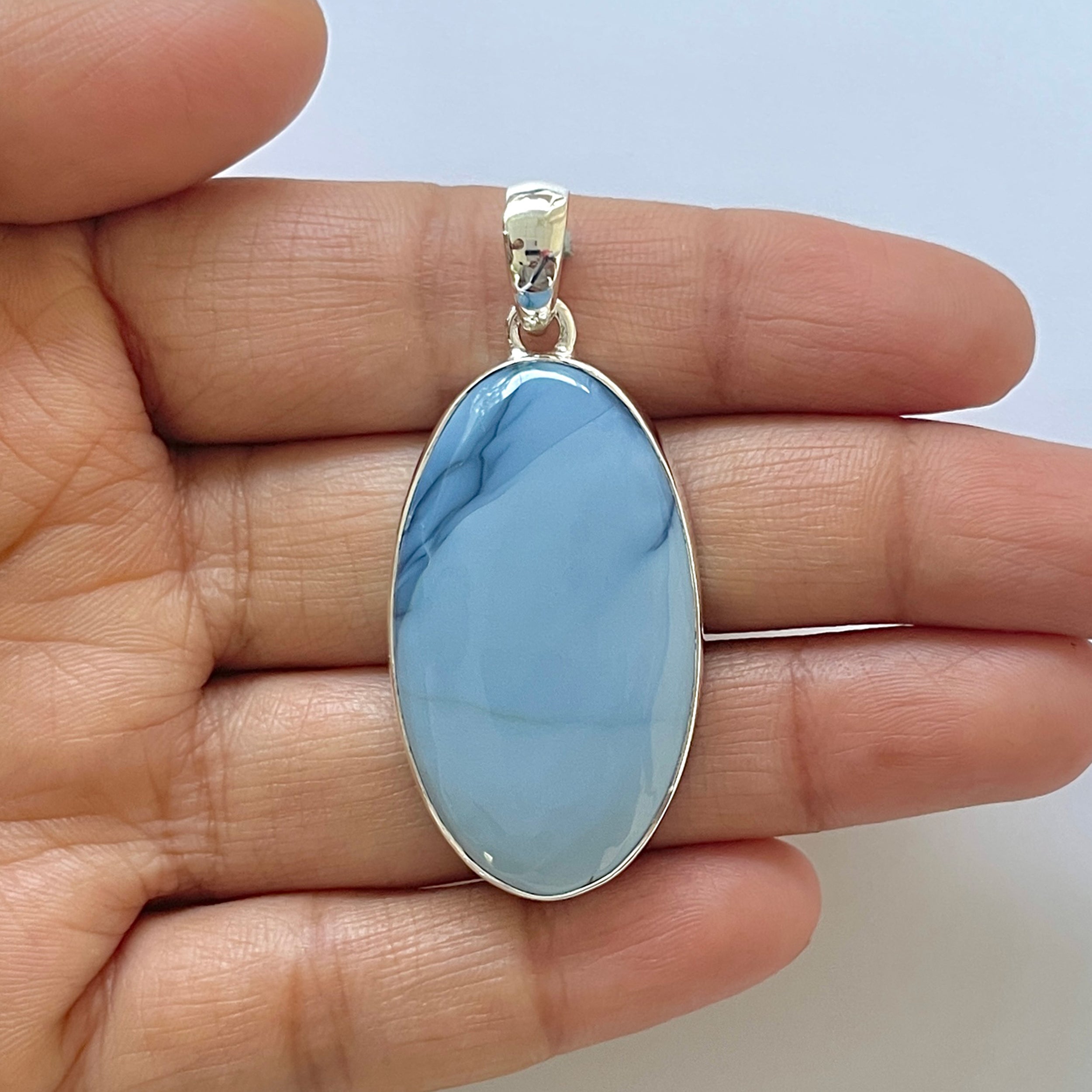 Blue Opal Pendant-(BLO-1-35)