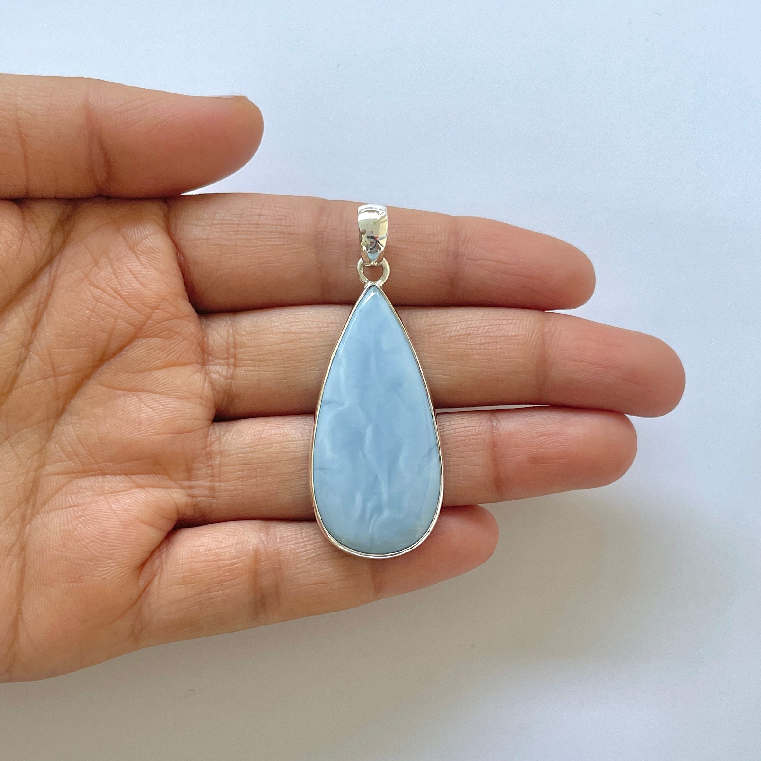 Blue Opal Pendant-(BLO-1-39)