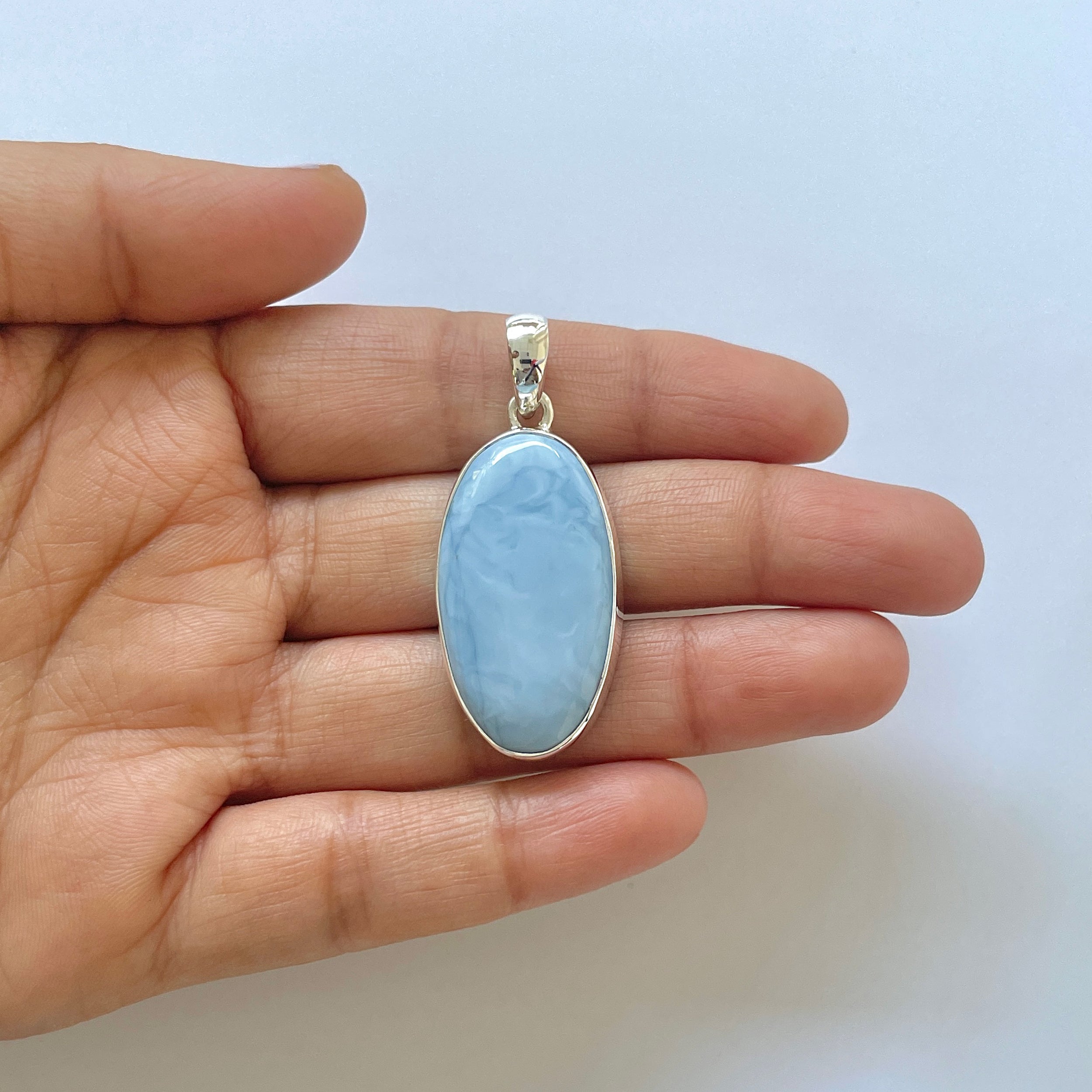 Blue Opal Pendant-(BLO-1-42)