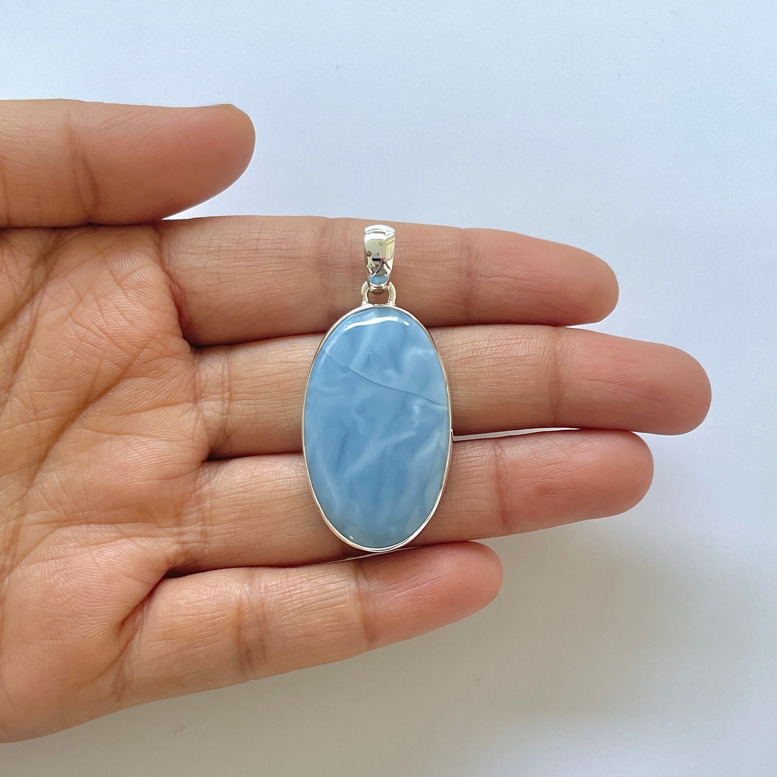 Blue Opal Pendant-(BLO-1-46)
