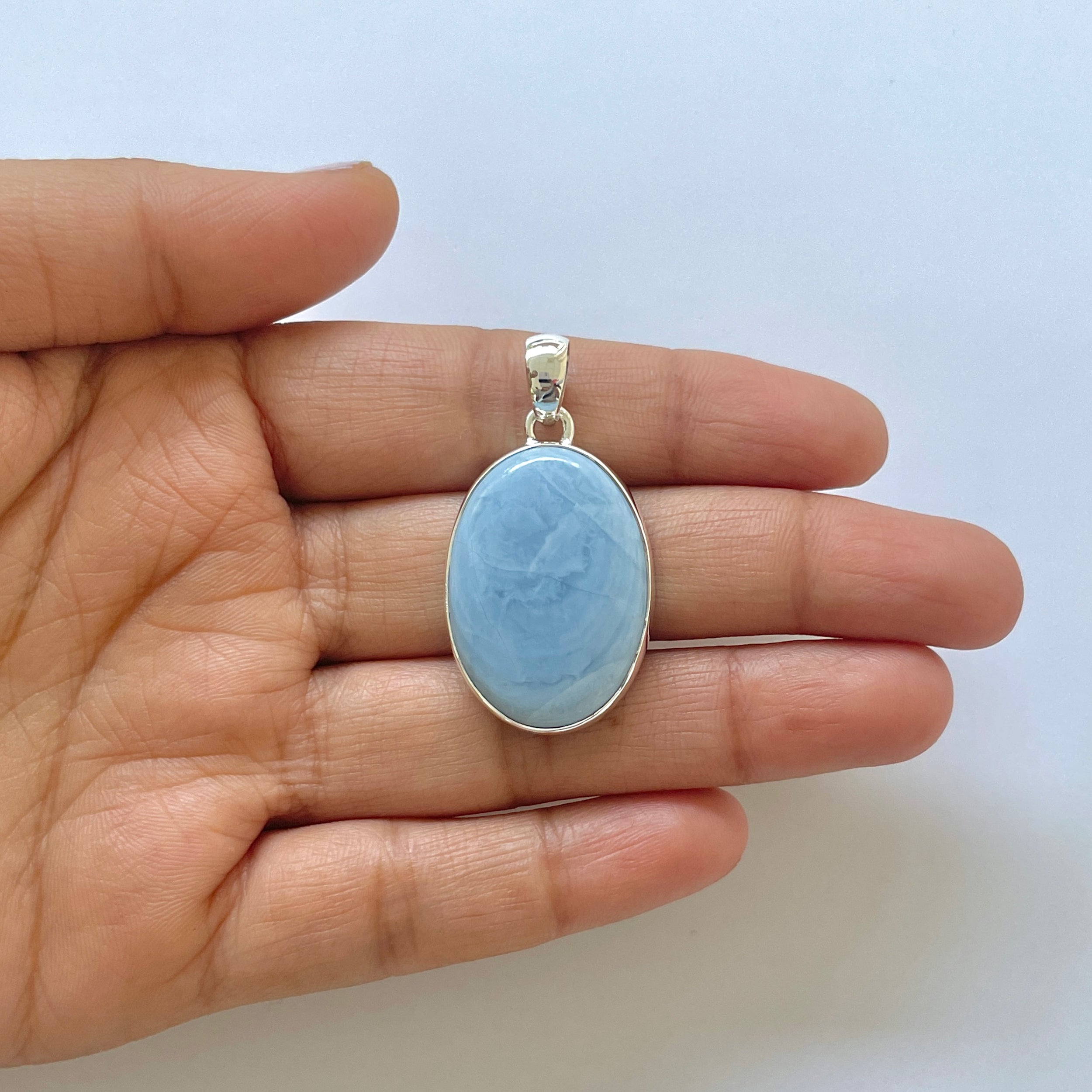 Blue Opal Pendant-(BLO-1-48)