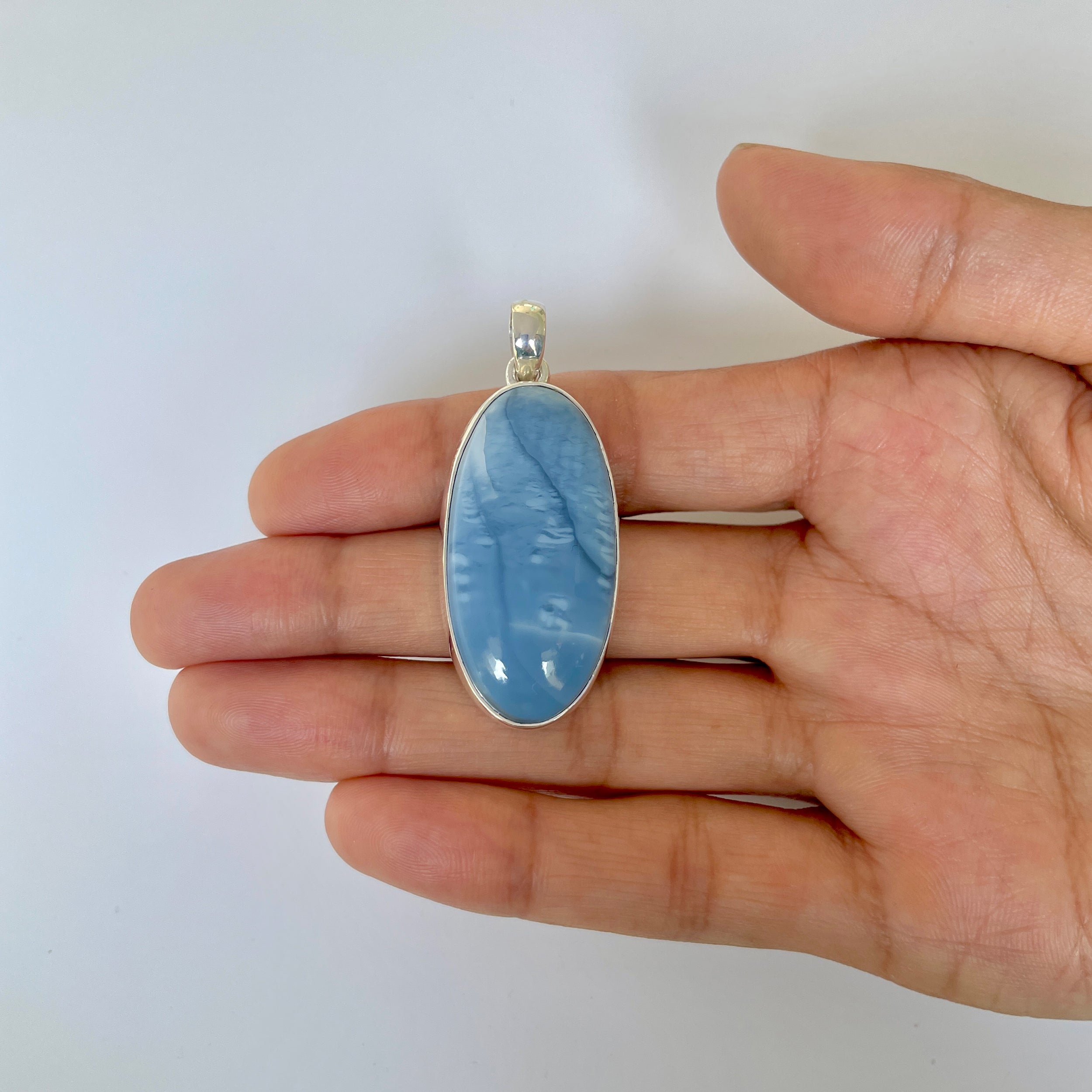 Blue Opal Pendant-(BLO-1-51)