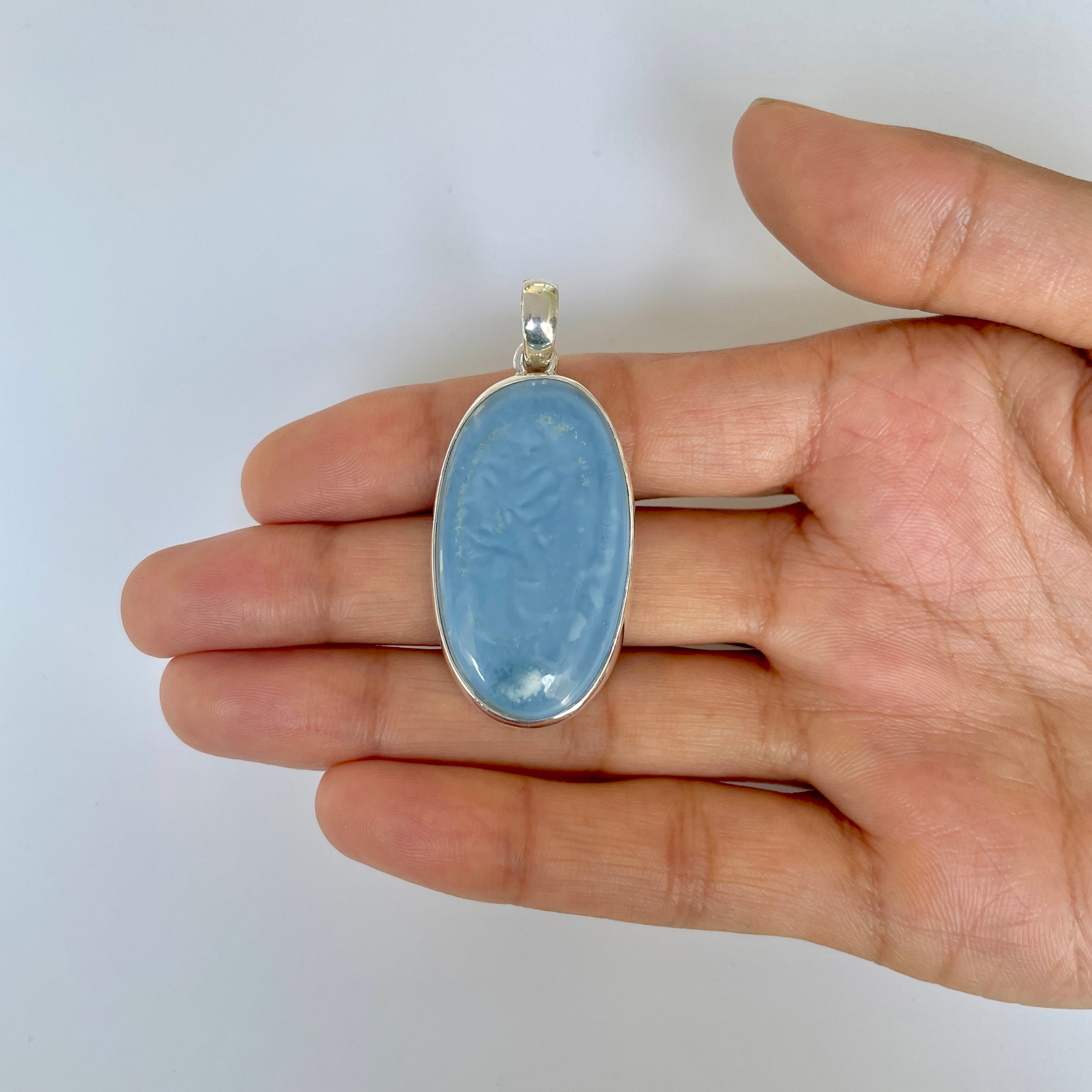 Blue Opal Pendant-(BLO-1-54)