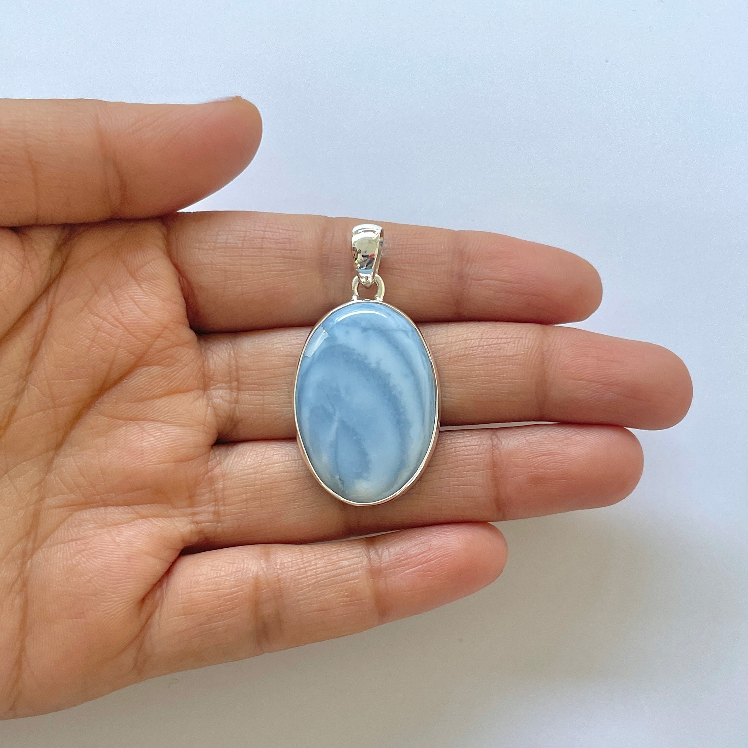 Blue Opal Pendant-(BLO-1-6)