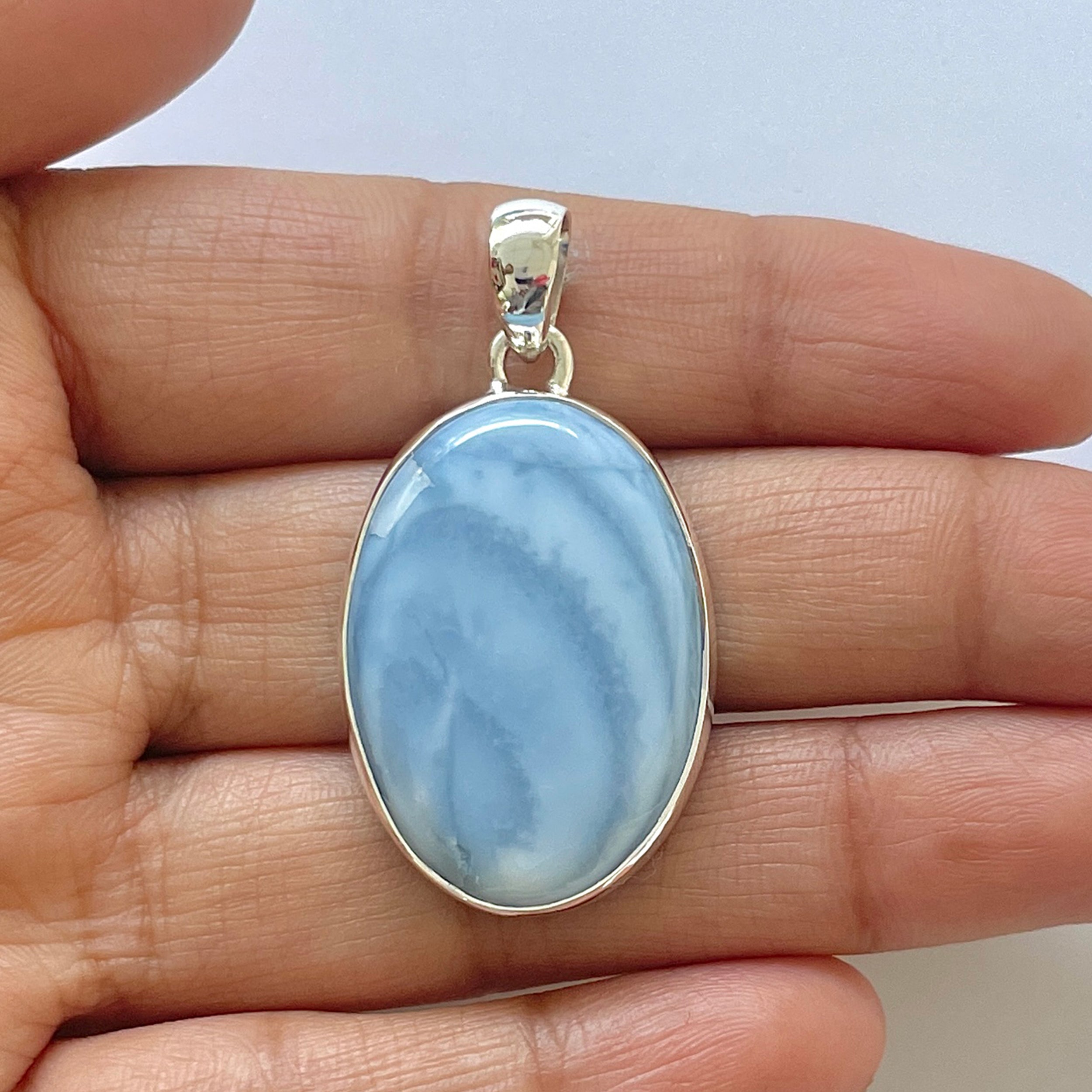 Blue Opal Pendant-(BLO-1-6)