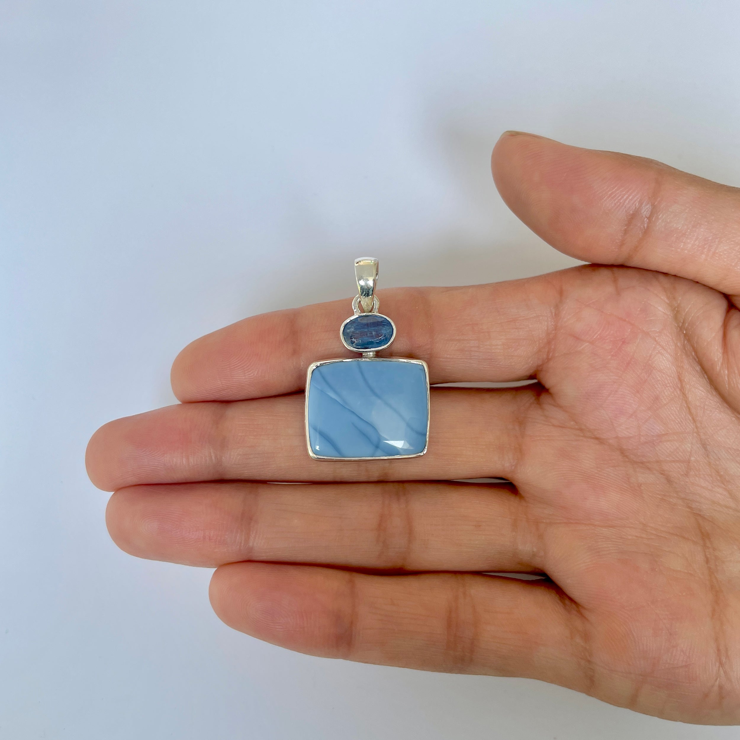 Blue Opal Pendant-(BLO-1-64)