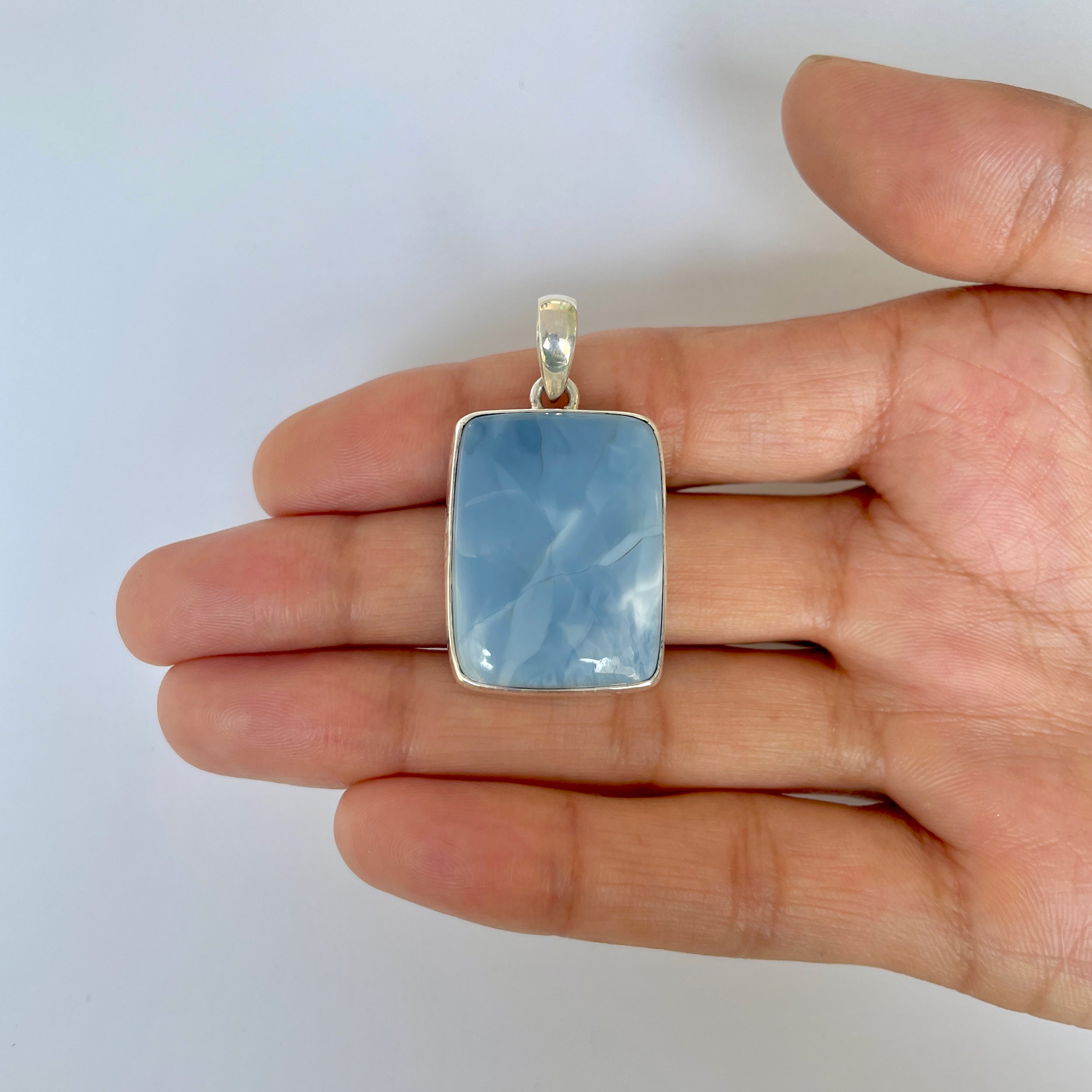 Blue Opal Pendant-(BLO-1-71)