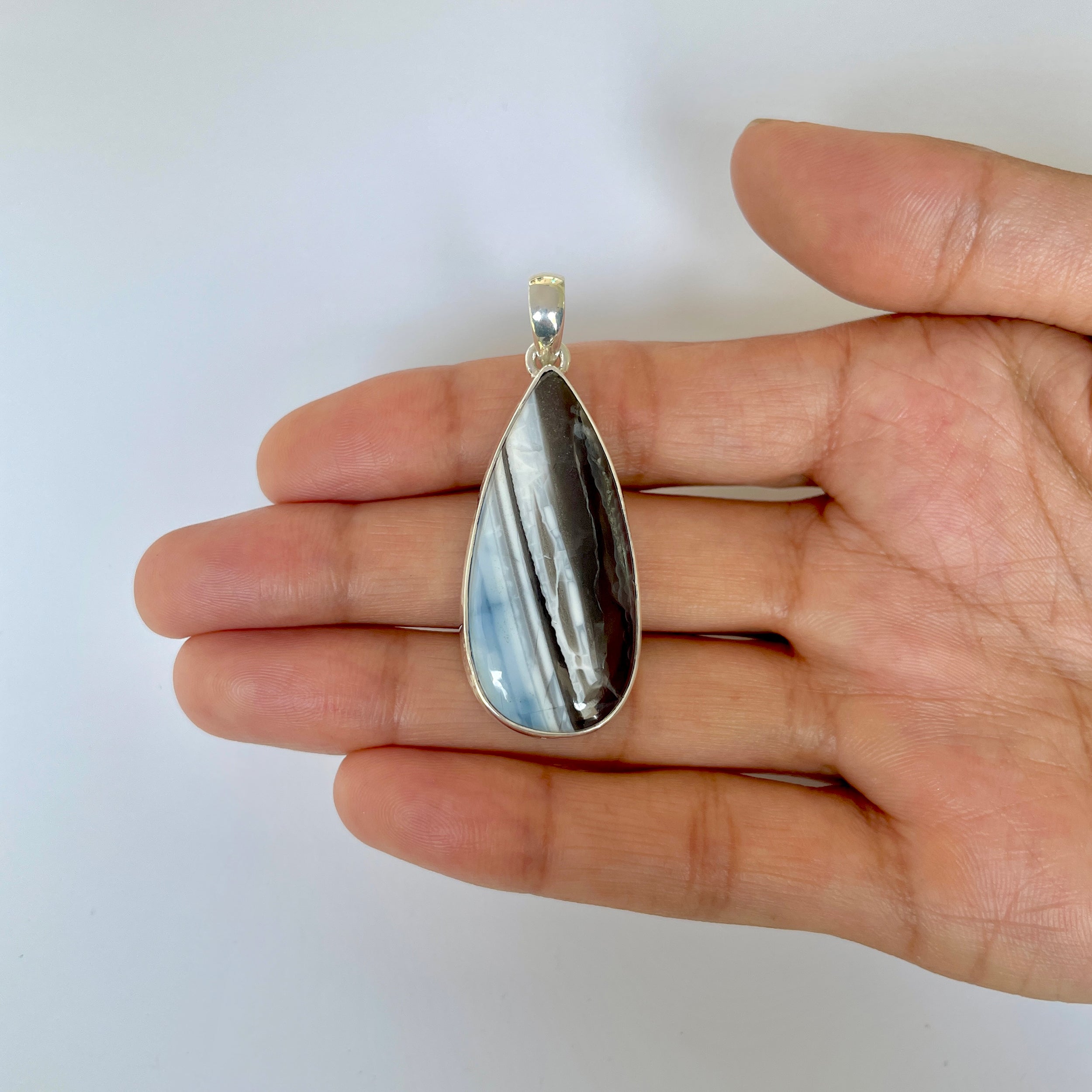 Blue Opal Pendant-(BLO-1-72)