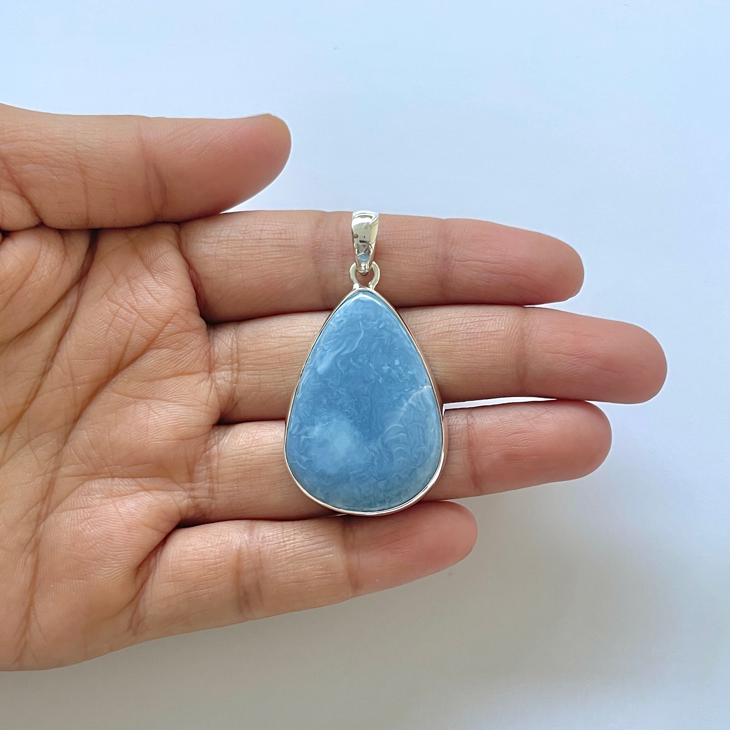 Blue Opal Pendant-(BLO-1-8)