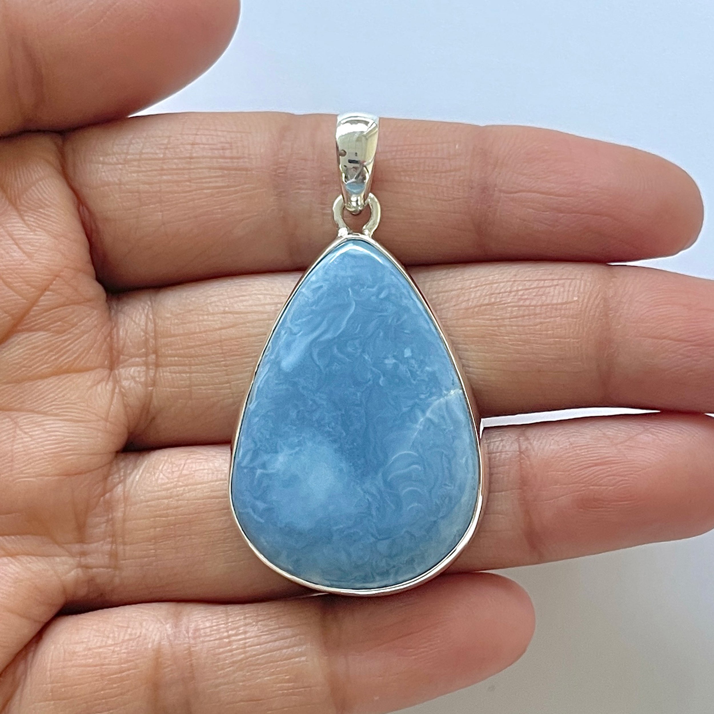 Blue Opal Pendant-(BLO-1-8)
