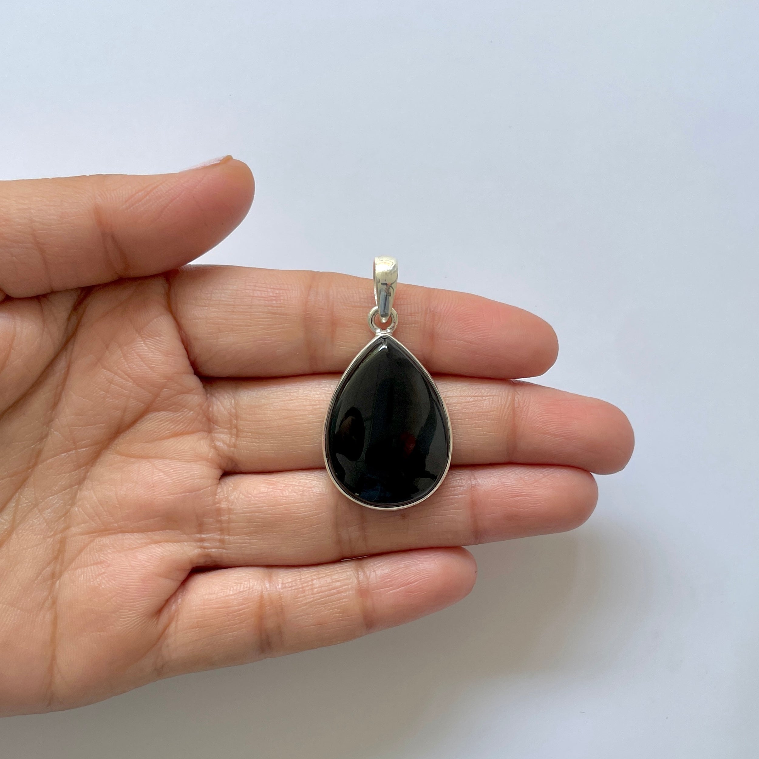 Black Onyx Pendant-(BOX-1-11)