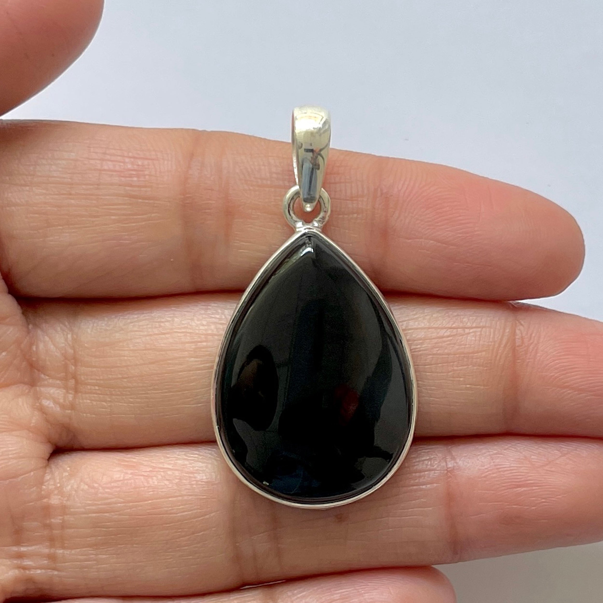 Black Onyx Pendant-(BOX-1-11)