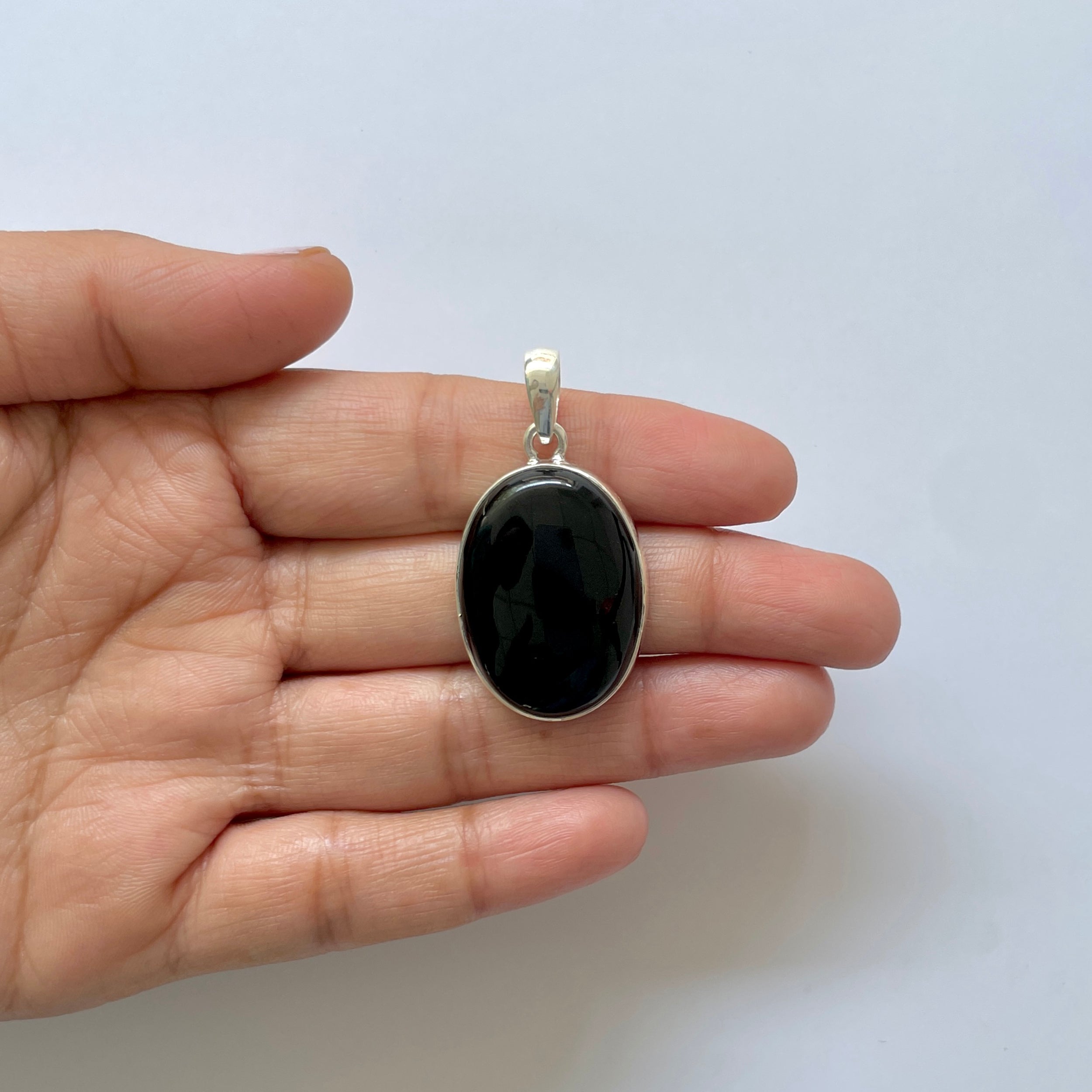 Black Onyx Pendant-(BOX-1-20)