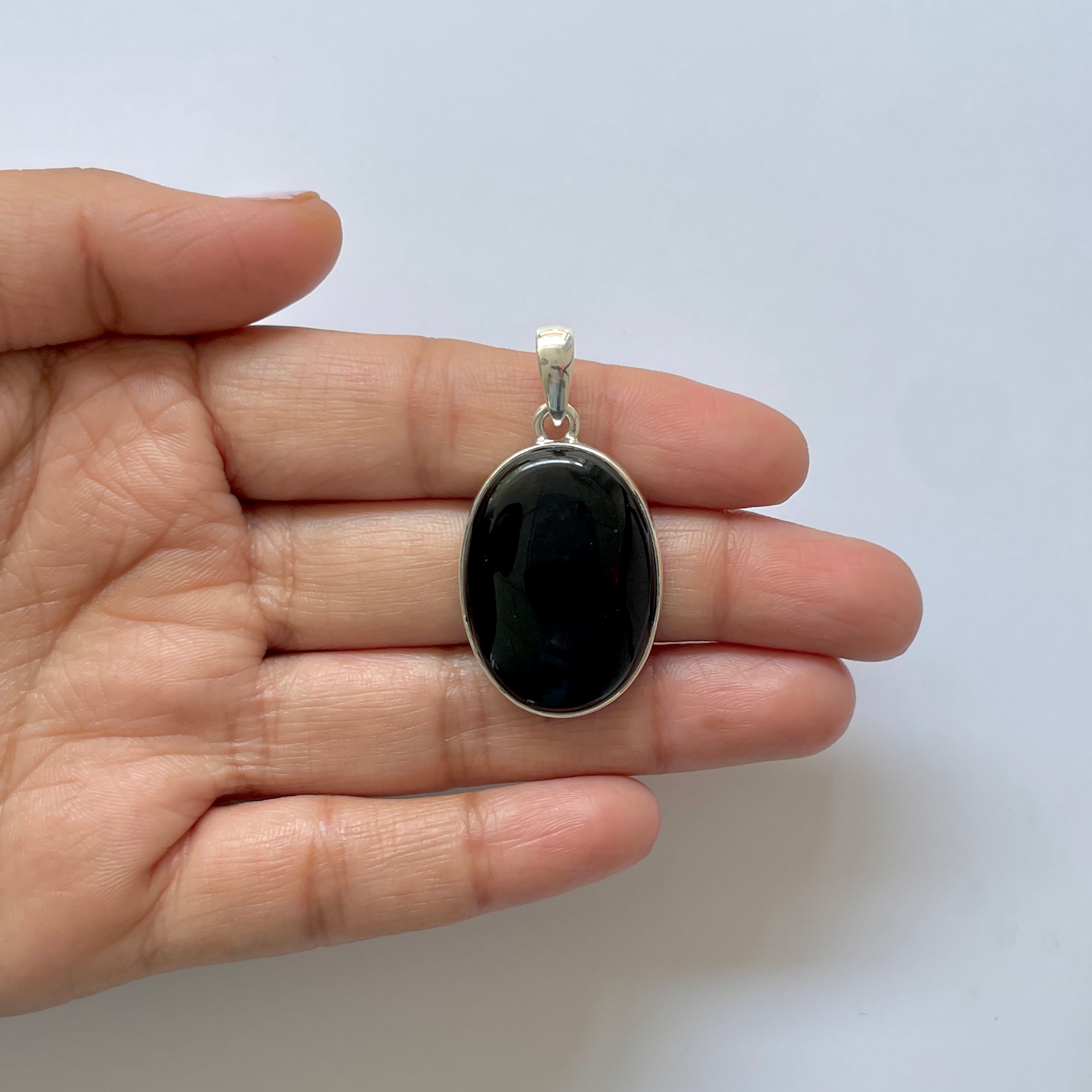 Black Onyx Pendant-(BOX-1-21)