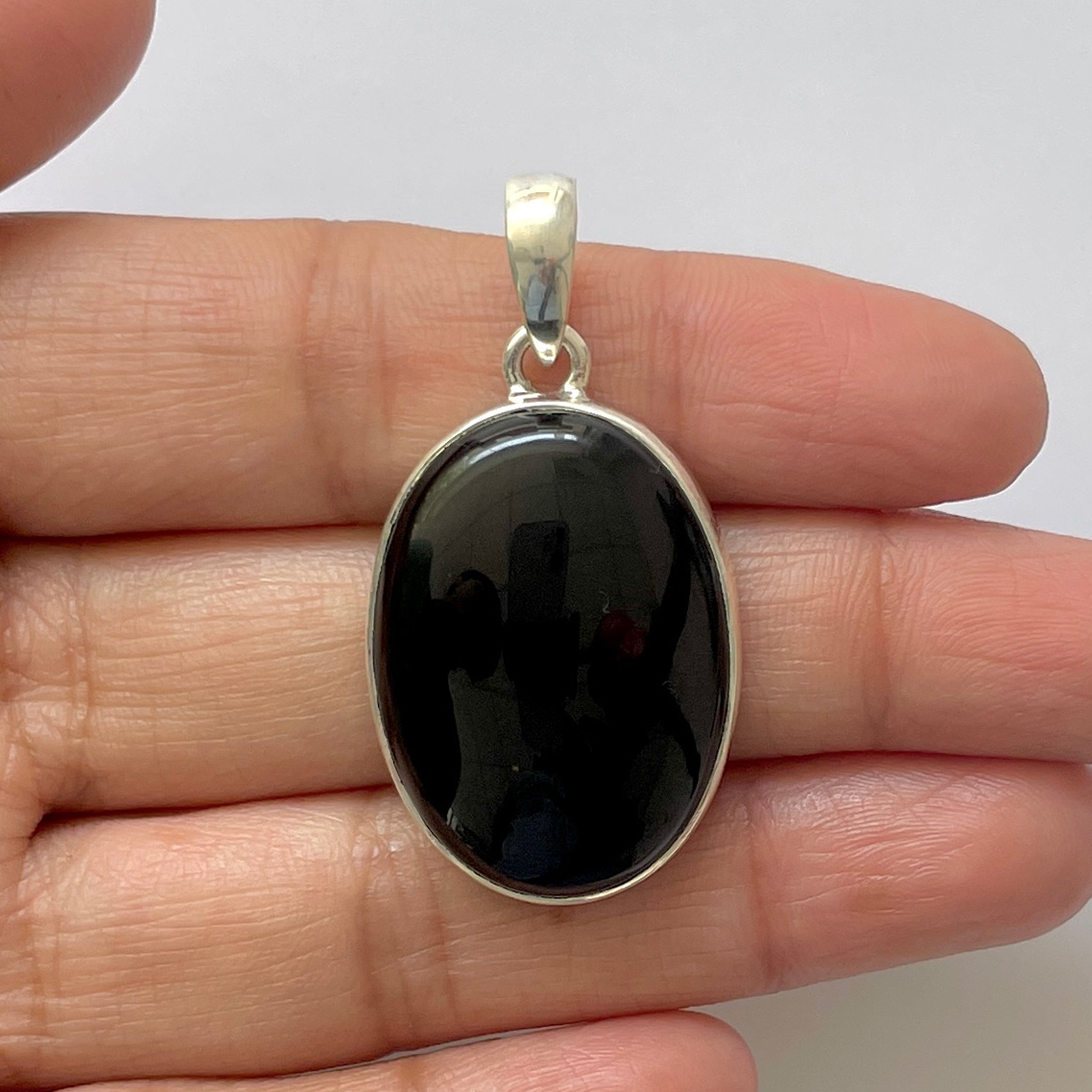Black Onyx Pendant-(BOX-1-25)