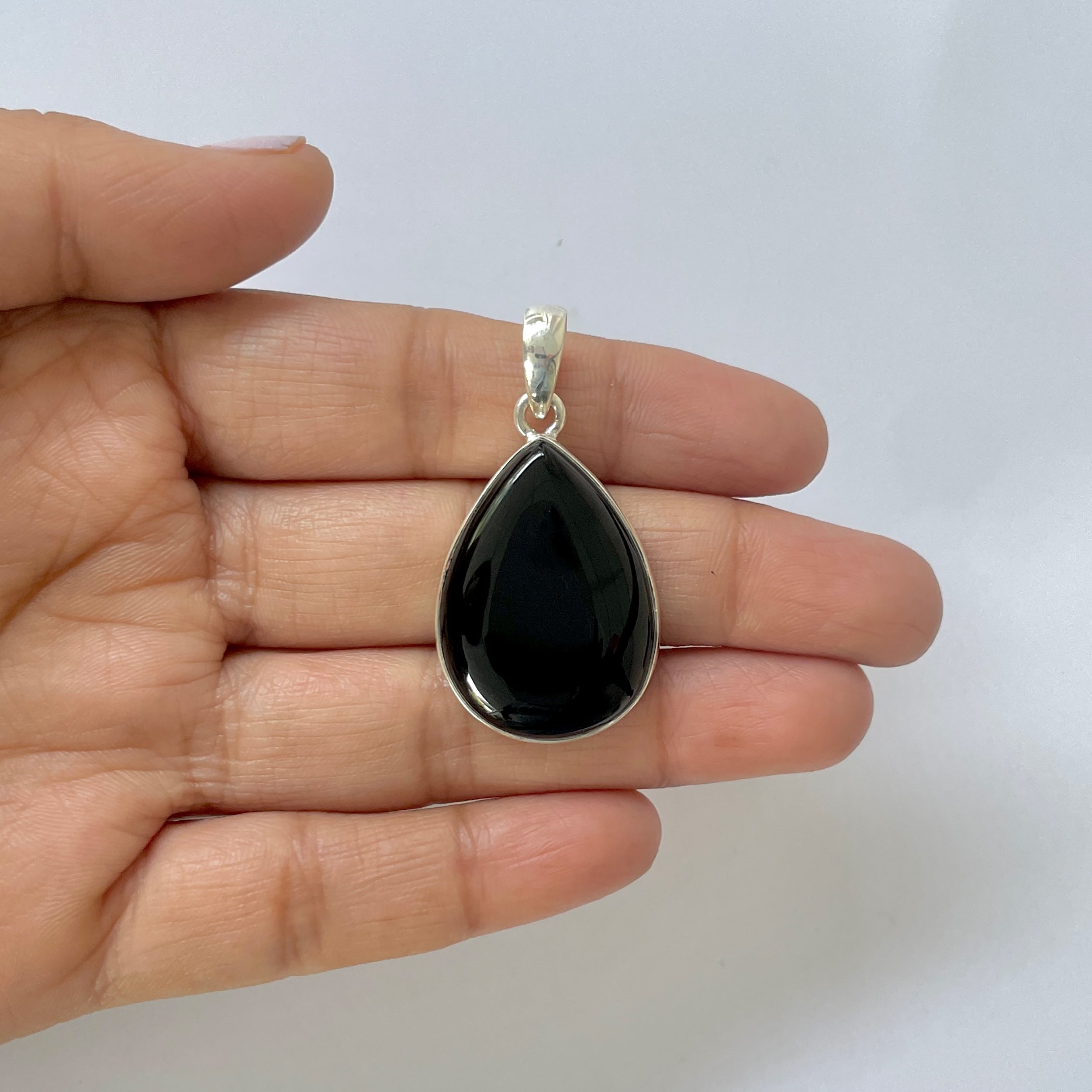 Black Onyx Pendant-(BOX-1-30)
