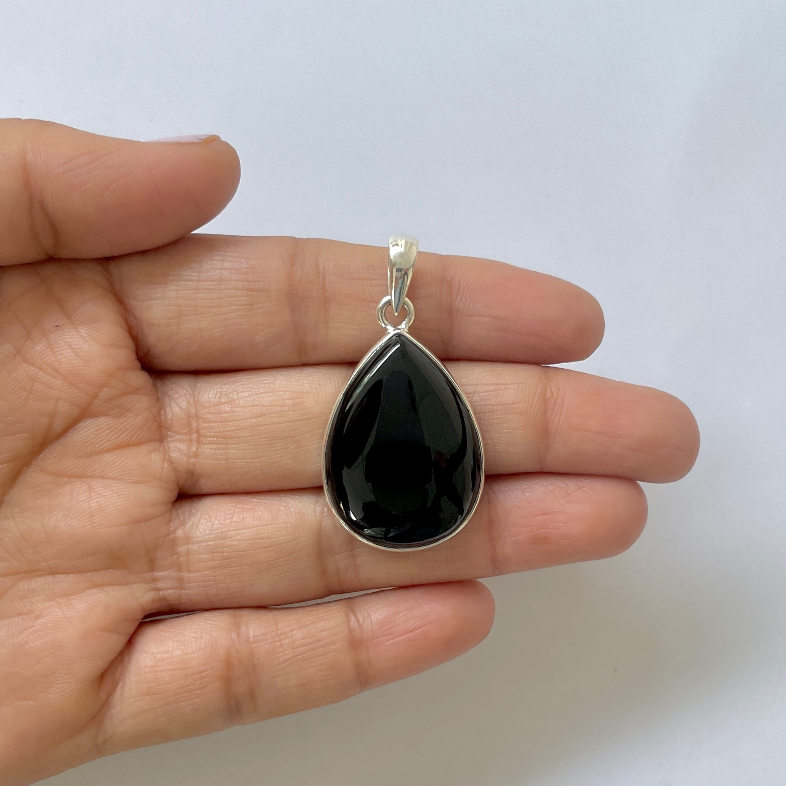 Black Onyx Pendant-(BOX-1-32)