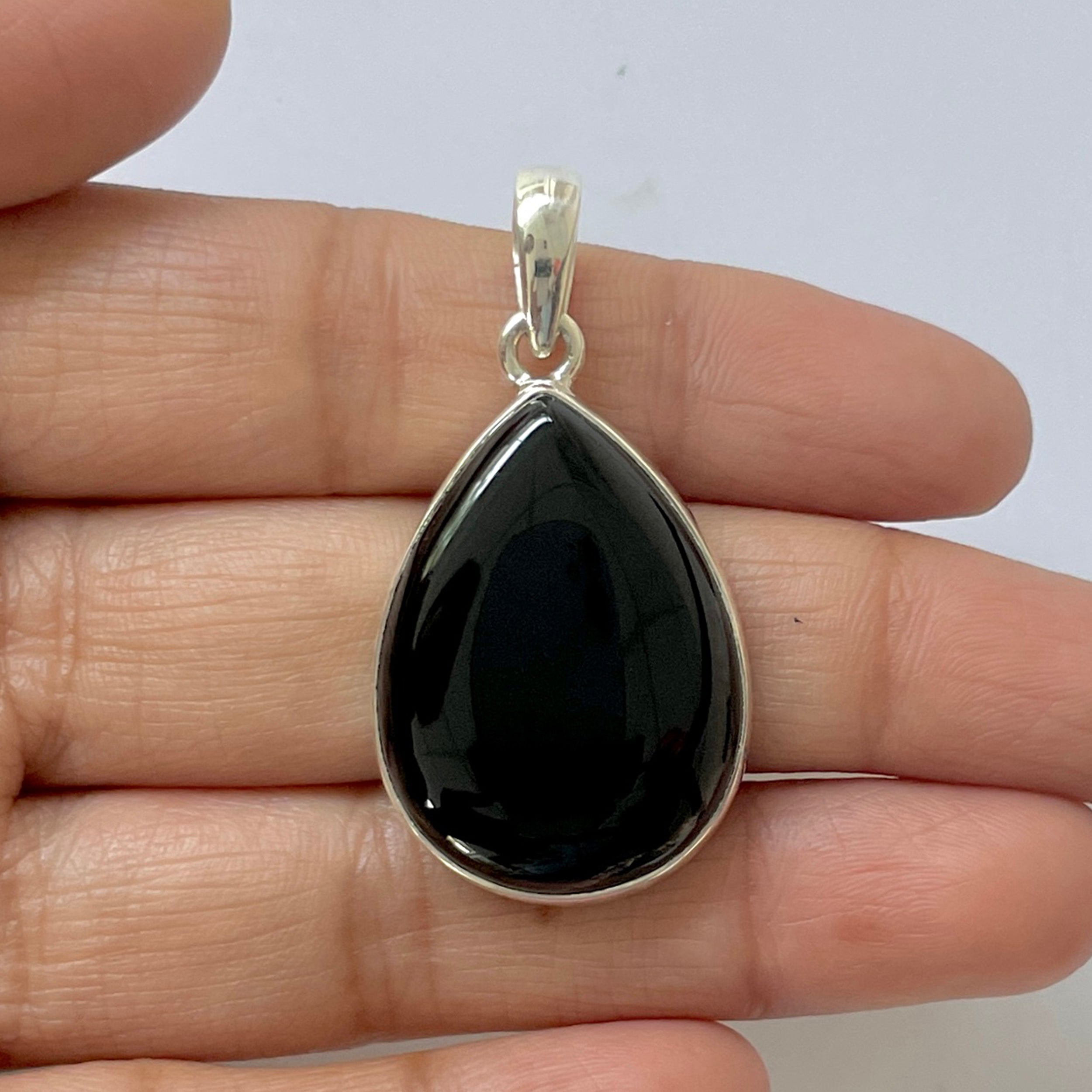 Black Onyx Pendant-(BOX-1-4)