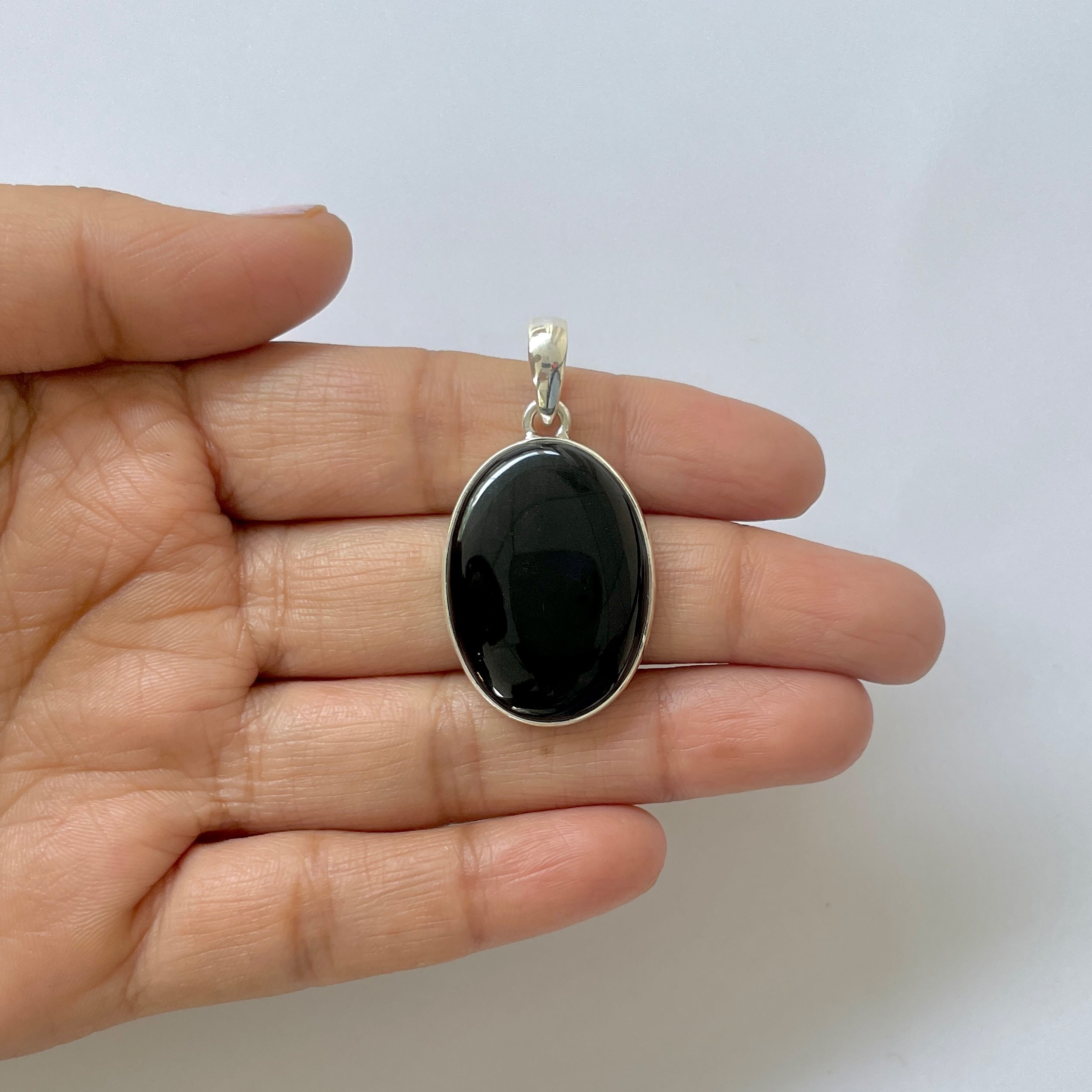 Black Onyx Pendant-(BOX-1-40)