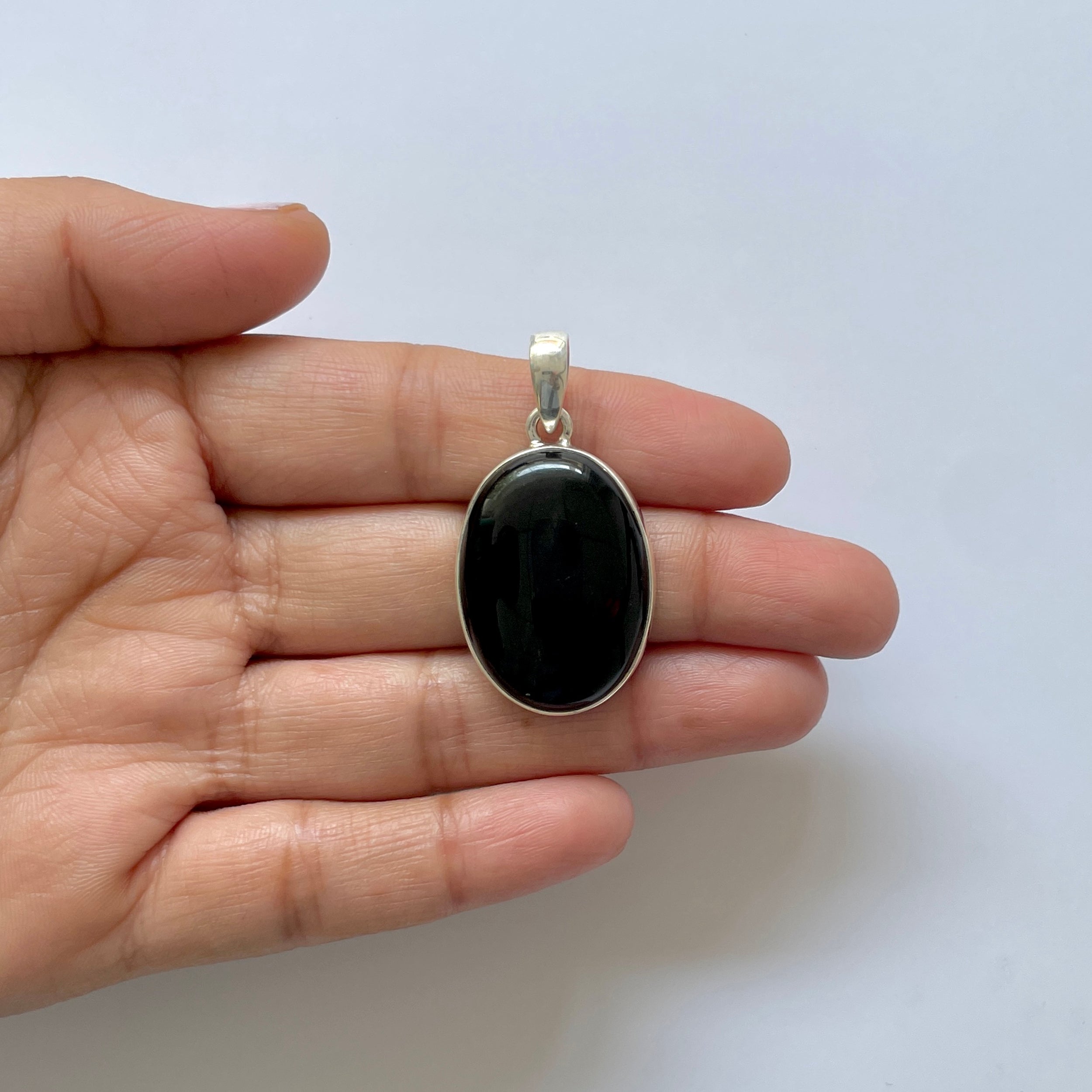 Black Onyx Pendant-(BOX-1-5)