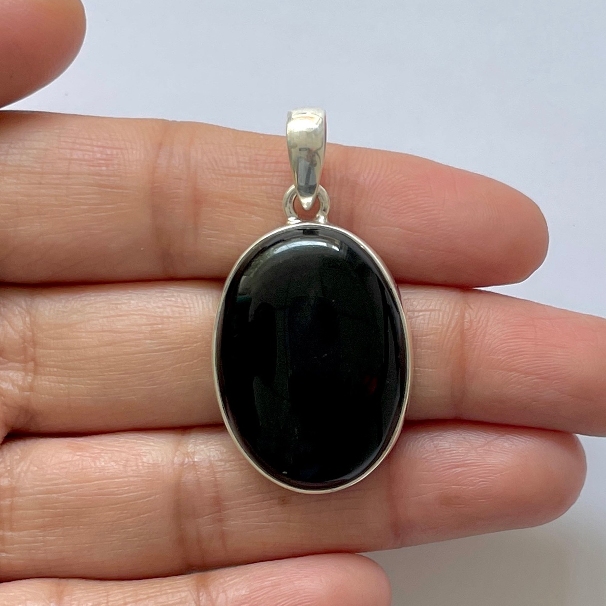 Black Onyx Pendant-(BOX-1-5)