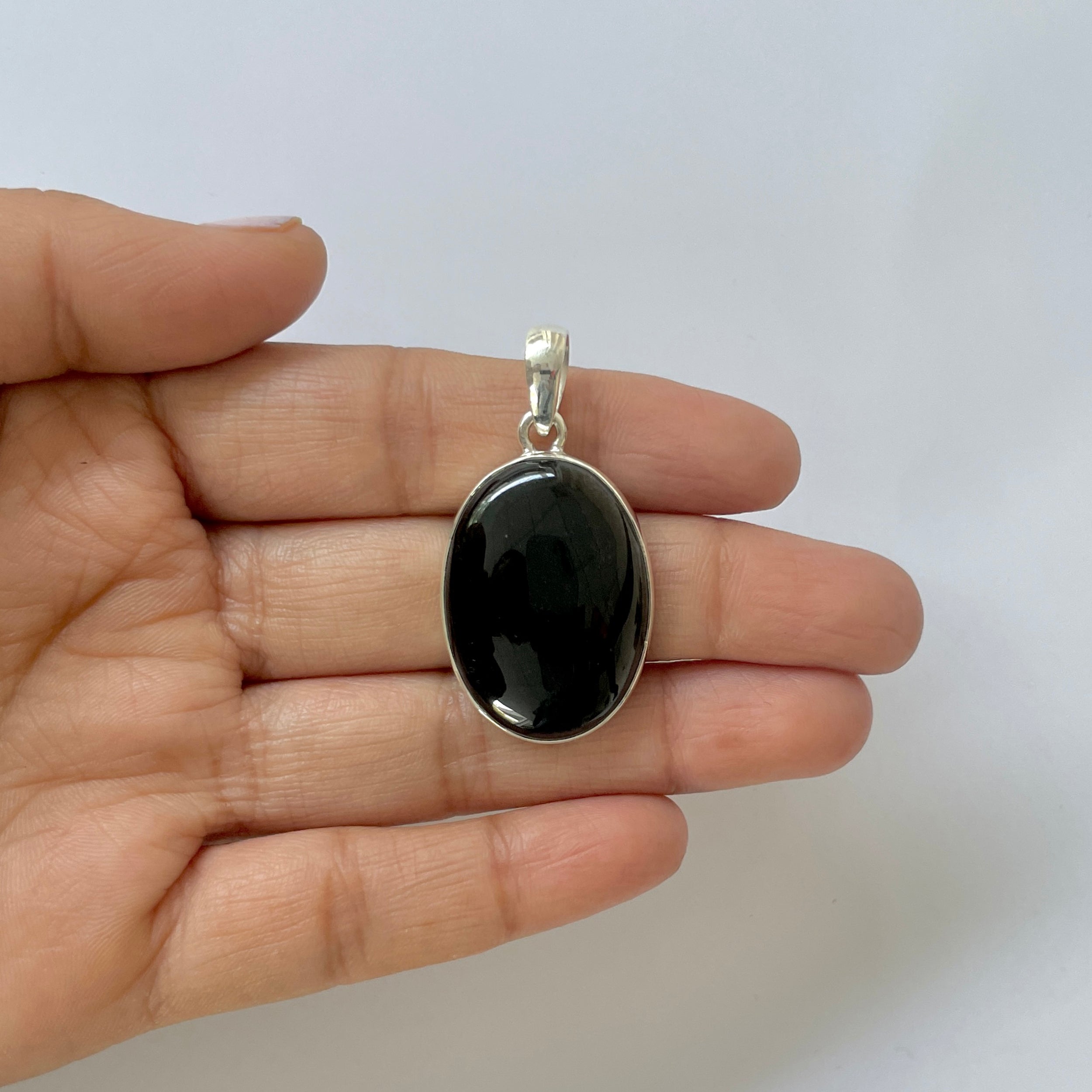Black Onyx Pendant-(BOX-1-8)