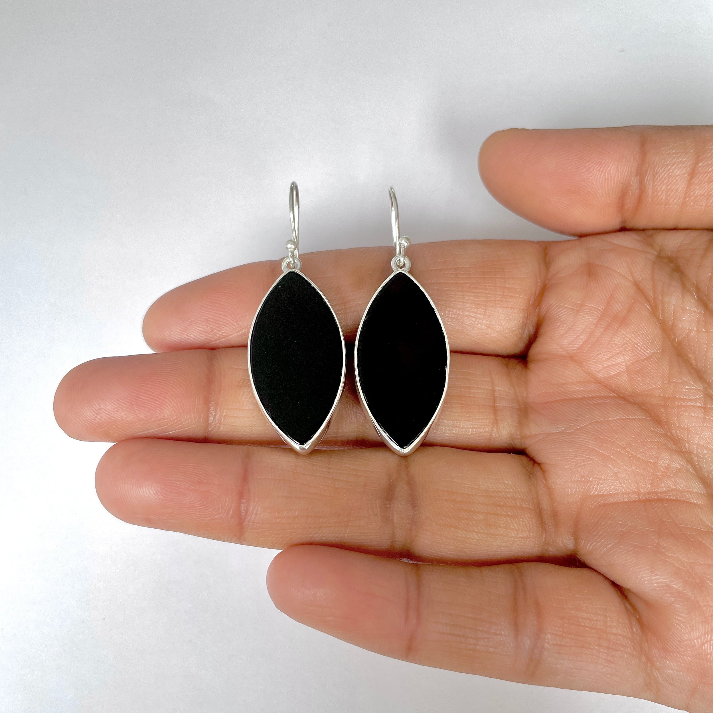 Black Onyx Earring-(BOX-3-1)