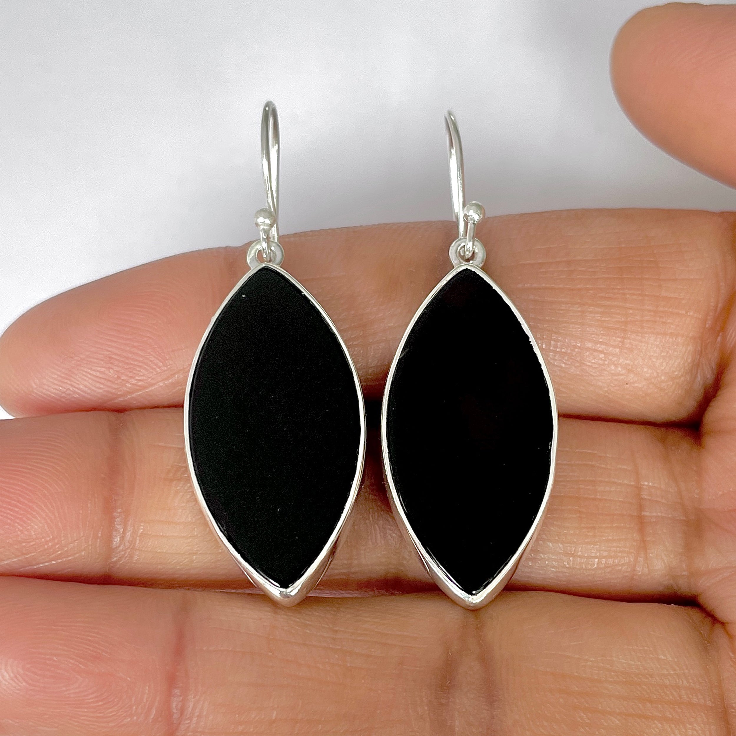 Black Onyx Earring-(BOX-3-1)