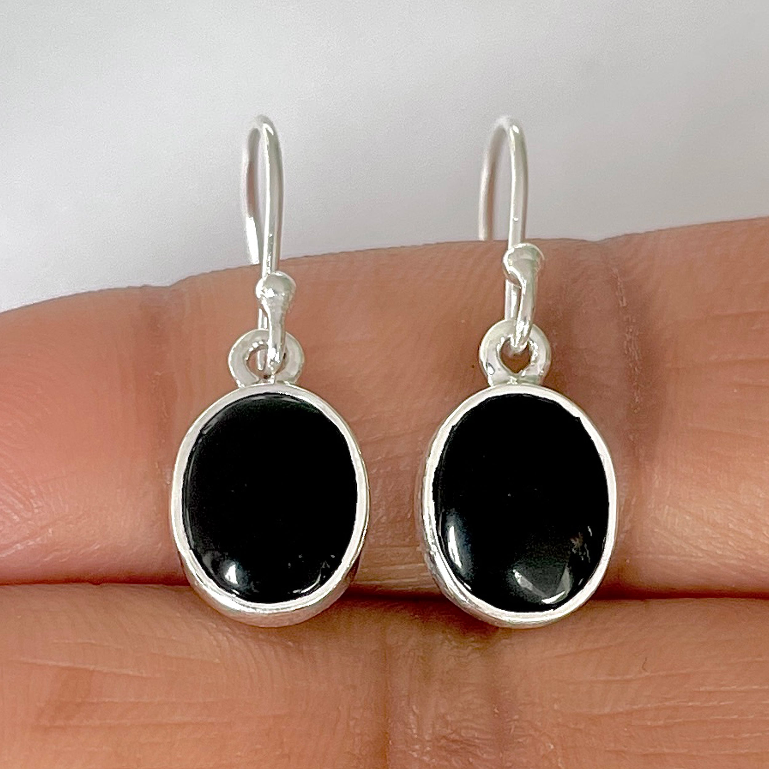 Black Onyx Earring-(BOX-3-13)