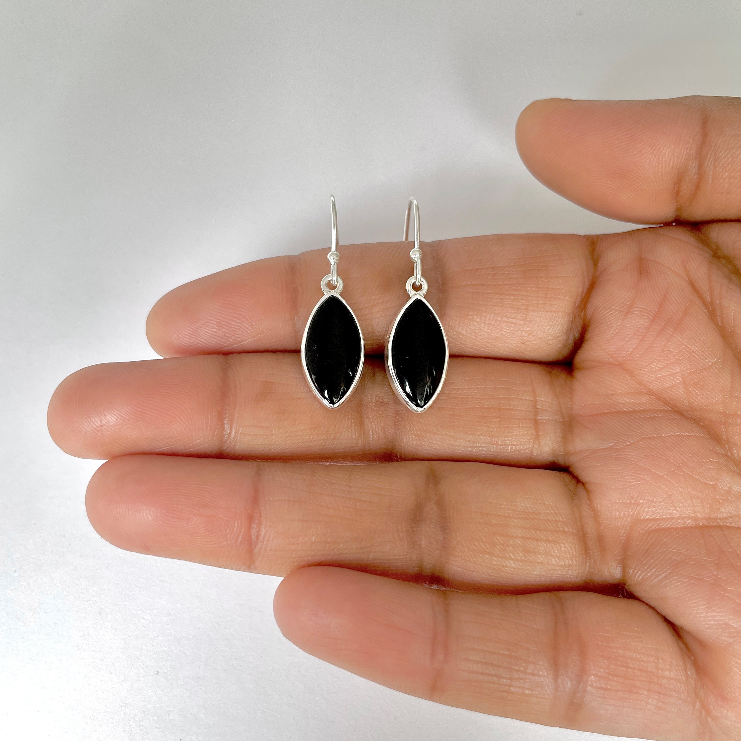 Black Onyx Earring-(BOX-3-14)
