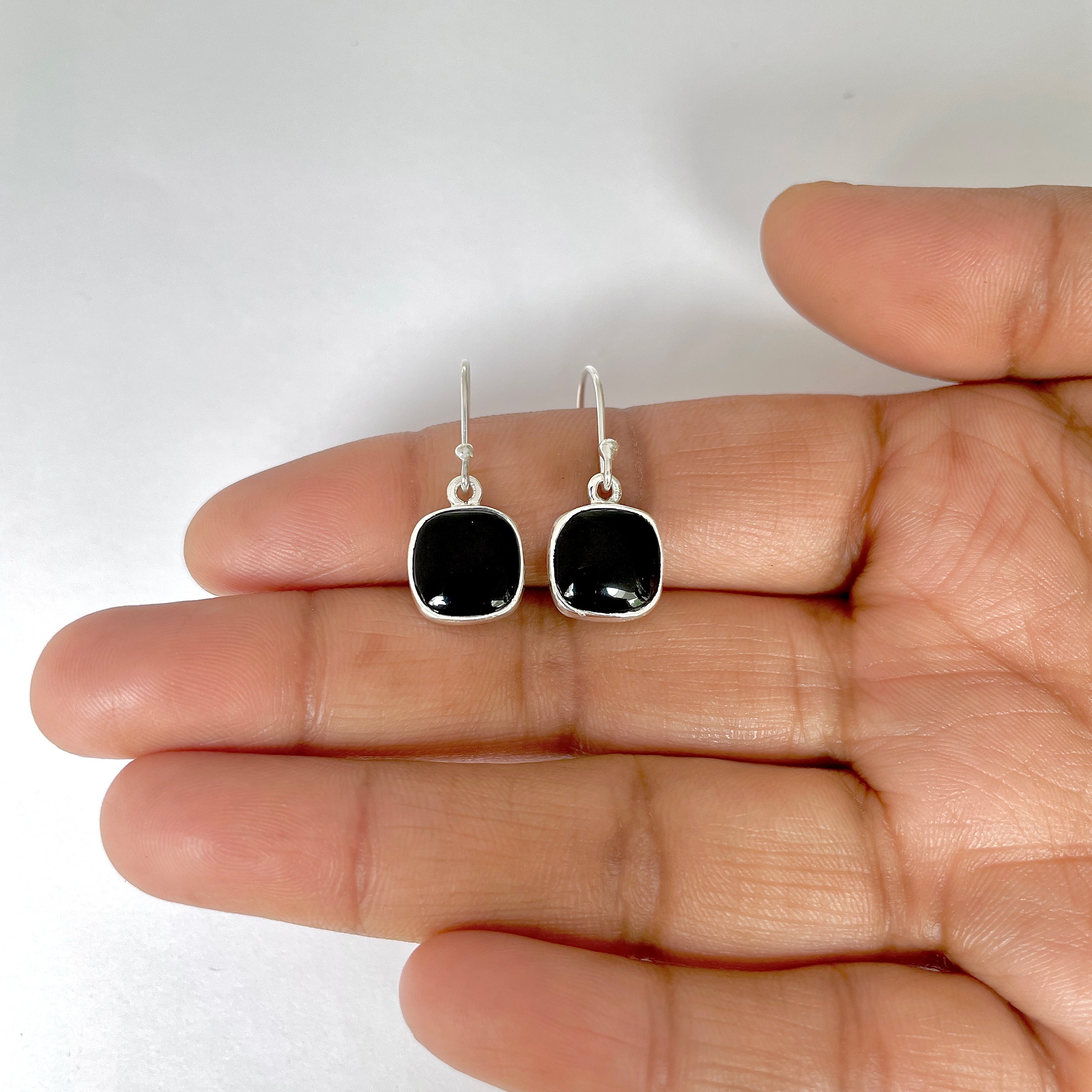 Black Onyx Earring-(BOX-3-15)