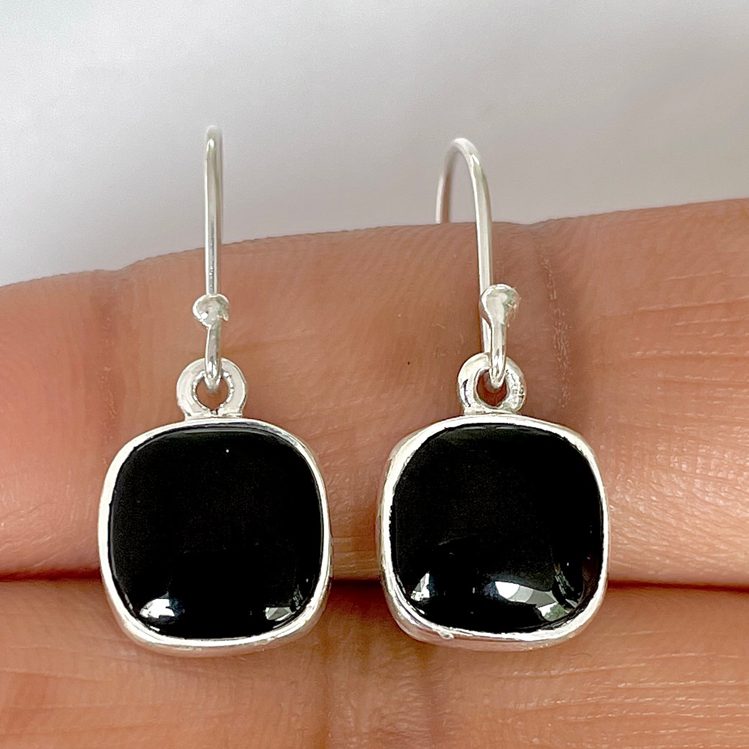 Black Onyx Earring-(BOX-3-15)