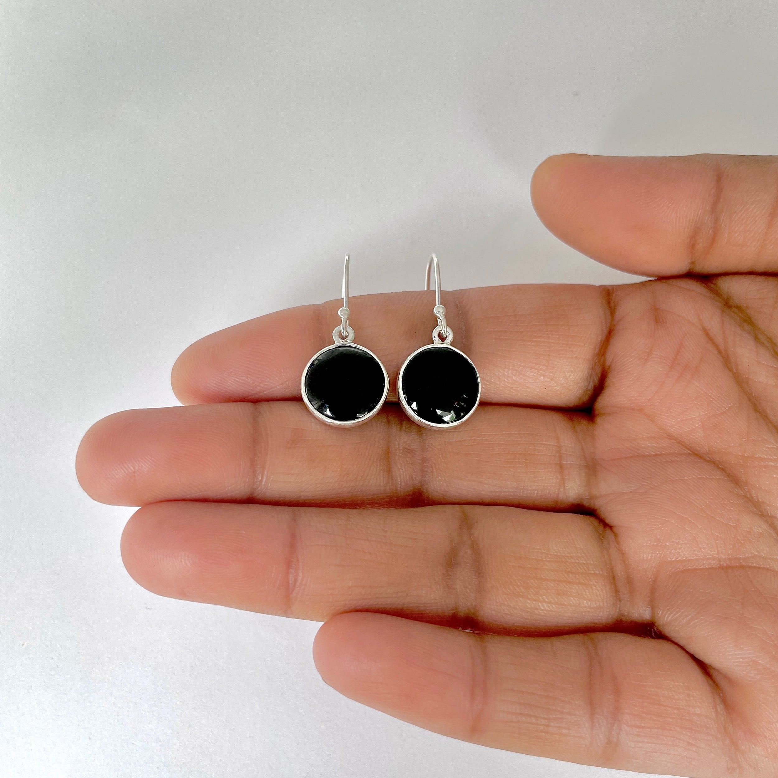 Black Onyx Earring-(BOX-3-16)
