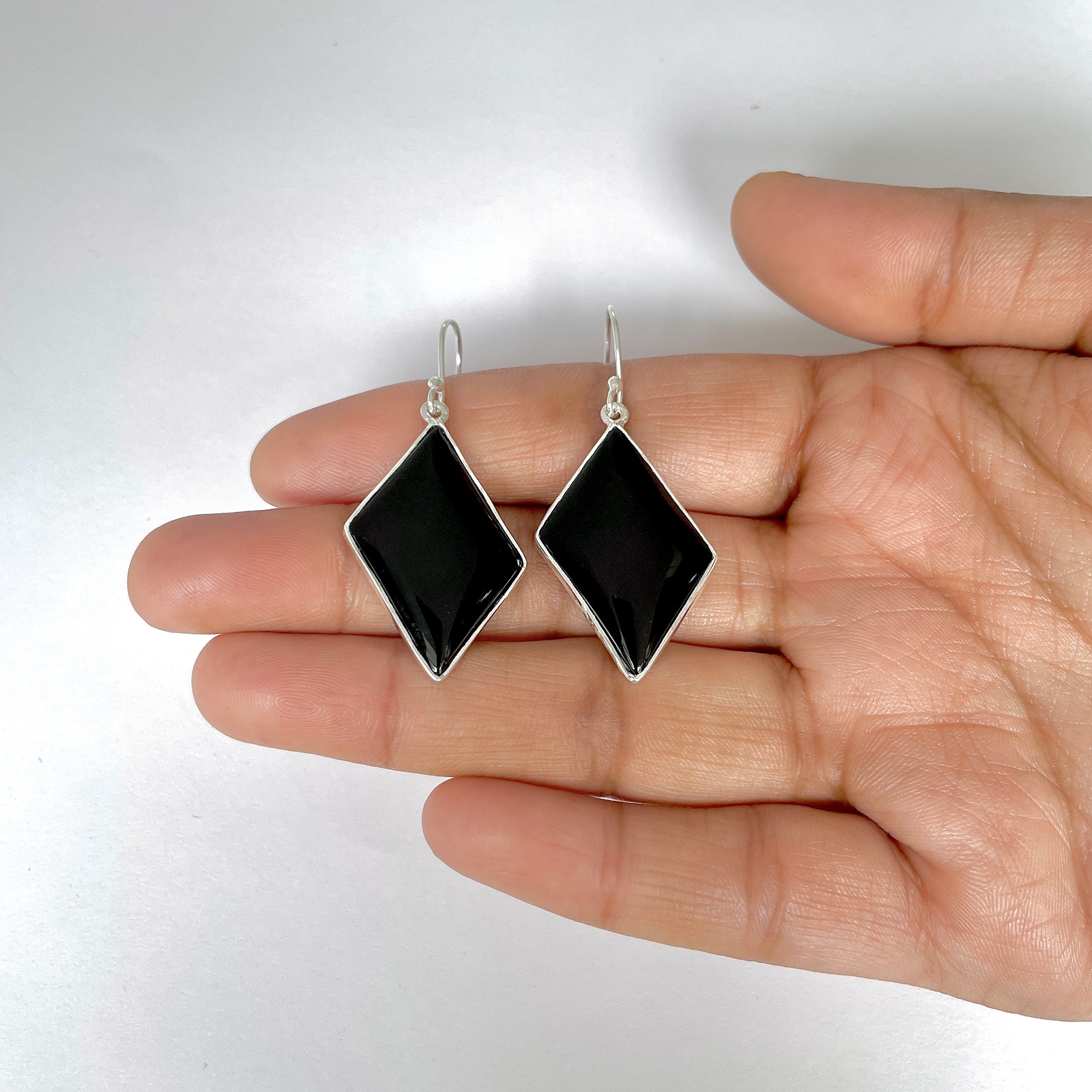 Black Onyx Earring-(BOX-3-17)
