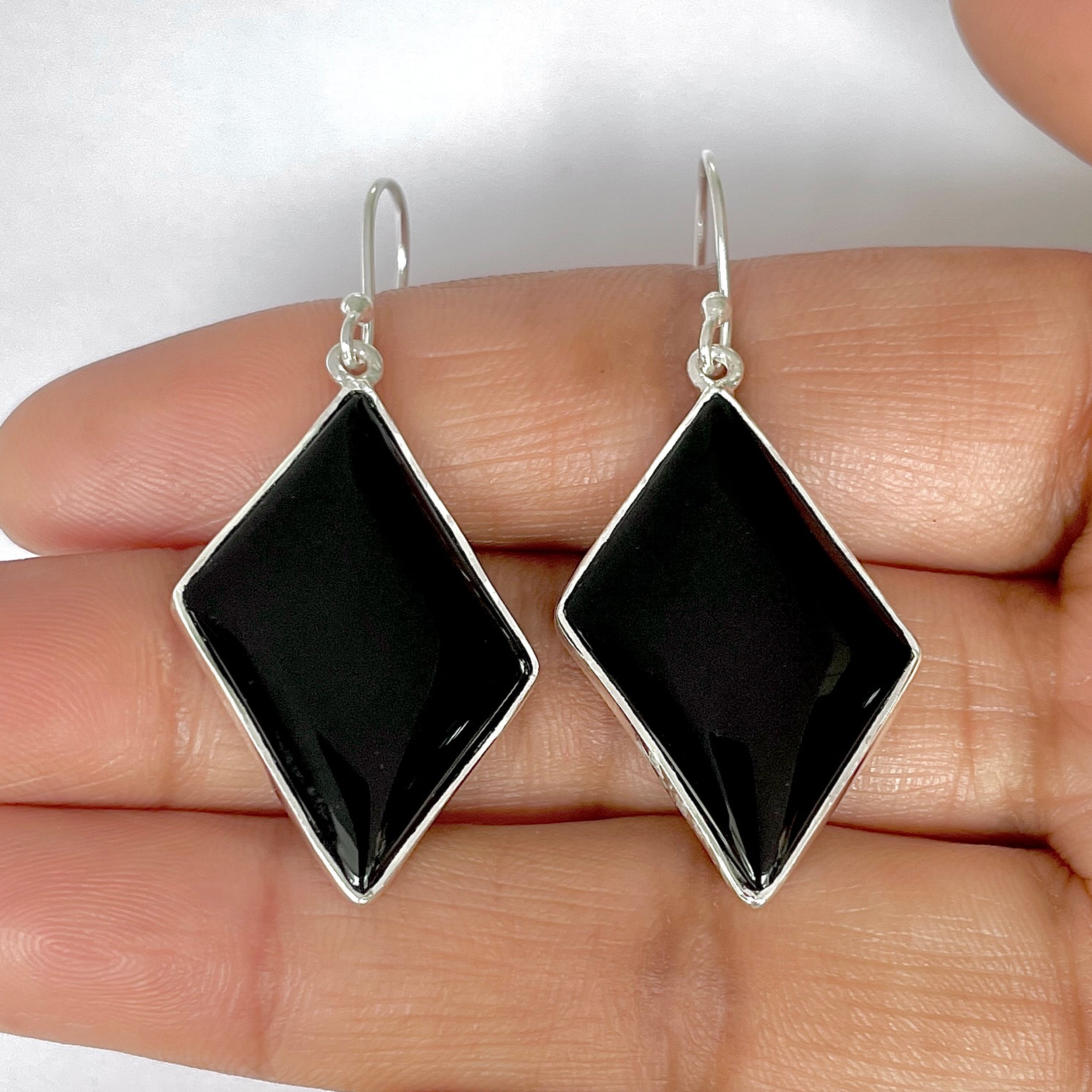 Black Onyx Earring-(BOX-3-17)